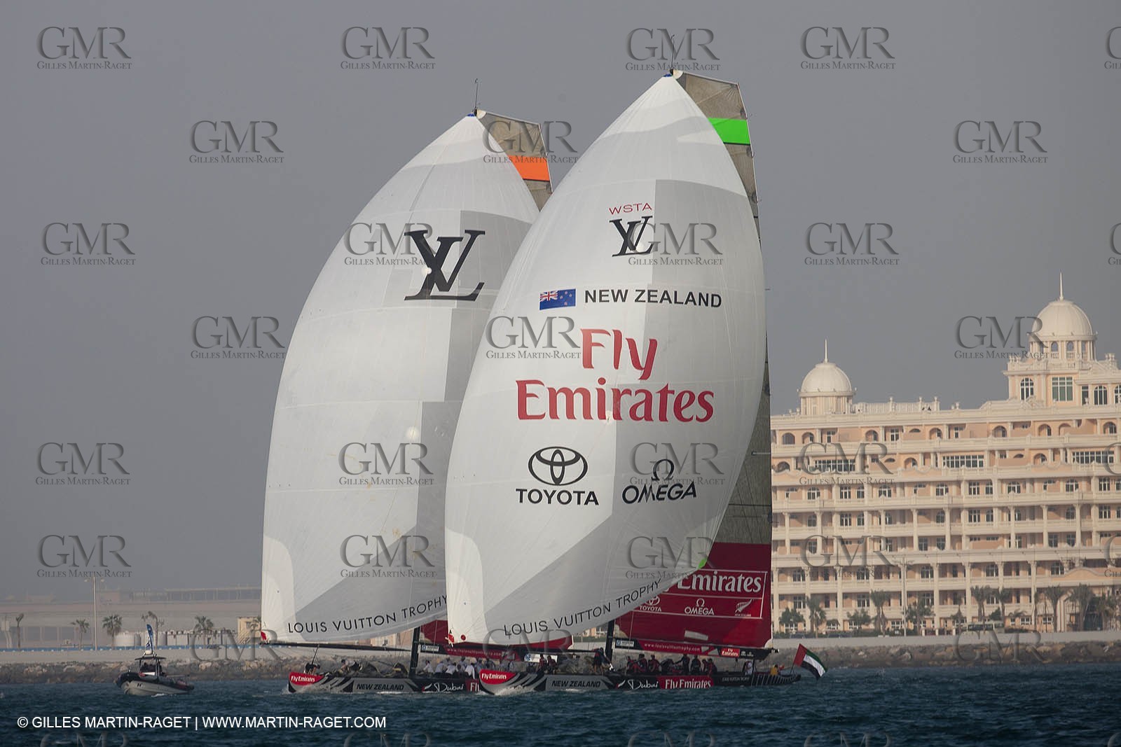 15 11 2010 - Dubai (UAE) - Dubai Louis Vuitton Trophy -  BMW ORACLE Racing Vs Artemis