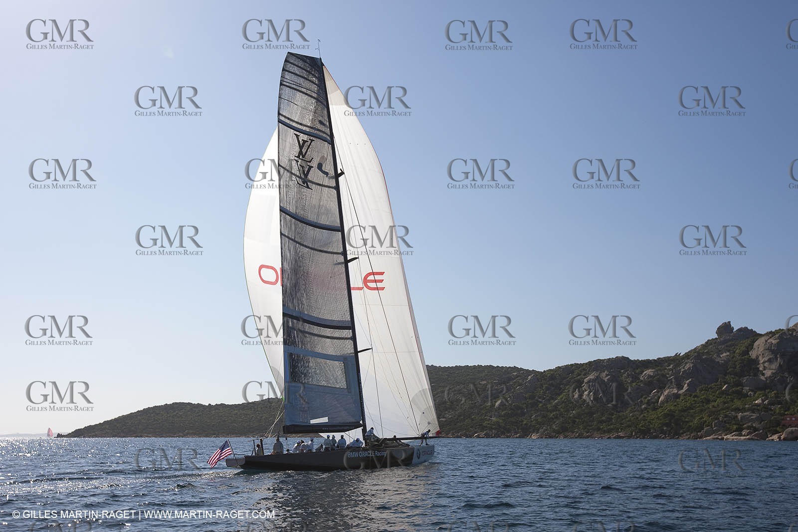 18 05 2010 - La Maddalena (ITA, Sardinia) Louis Vuitton Trophy - BMW ORACLE Racing - Training
