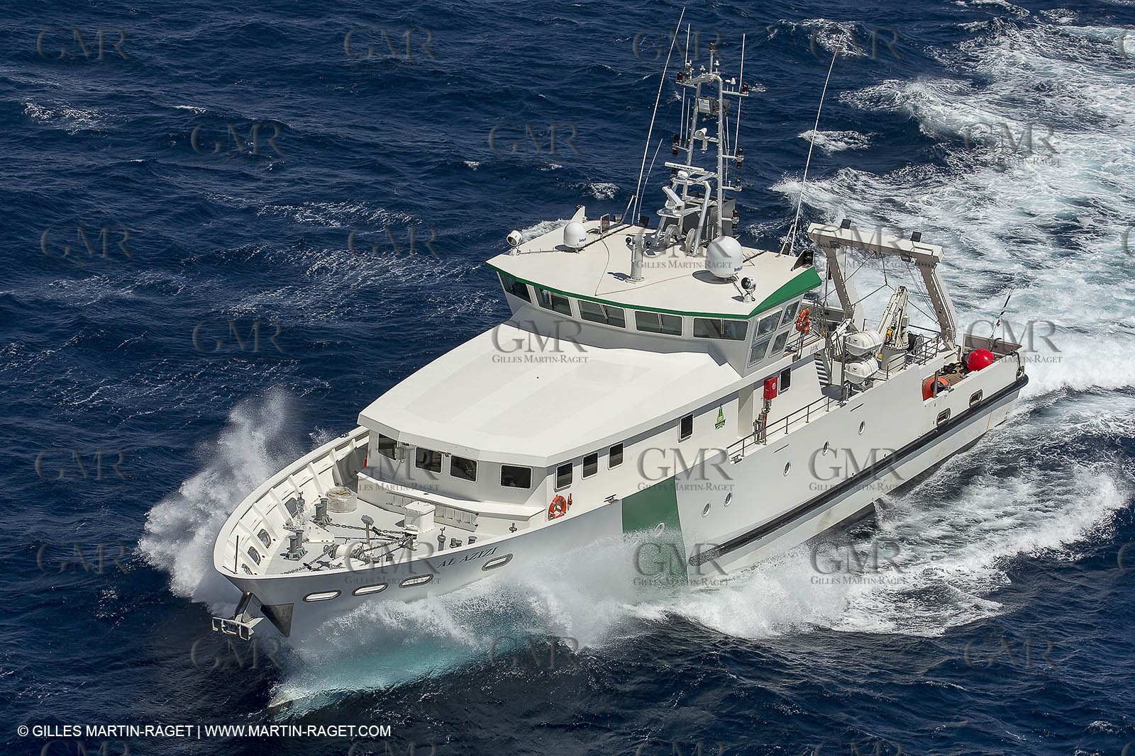 Al Azizi -  H2X boatyard - Oceanographjic research ship - Sea trials off La Ciotat (FRA,13) - 29 07 2014