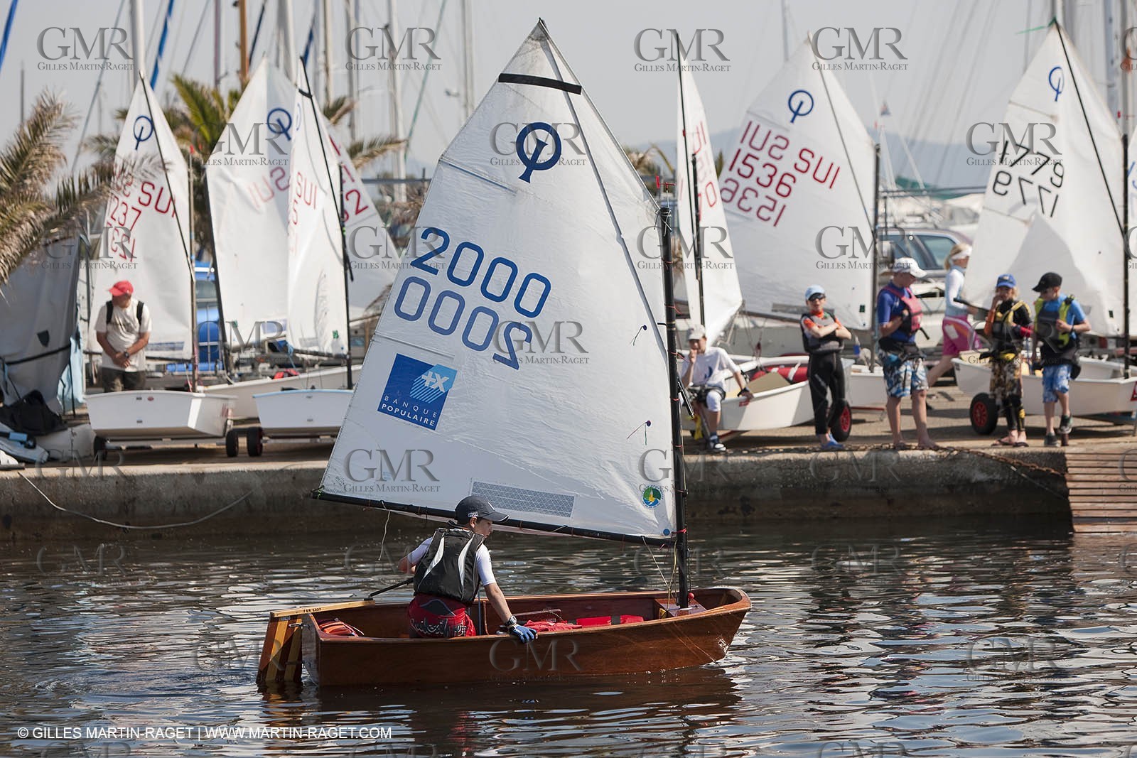 24 05 2010 - Hyères (FRA,83) - wooden optimist