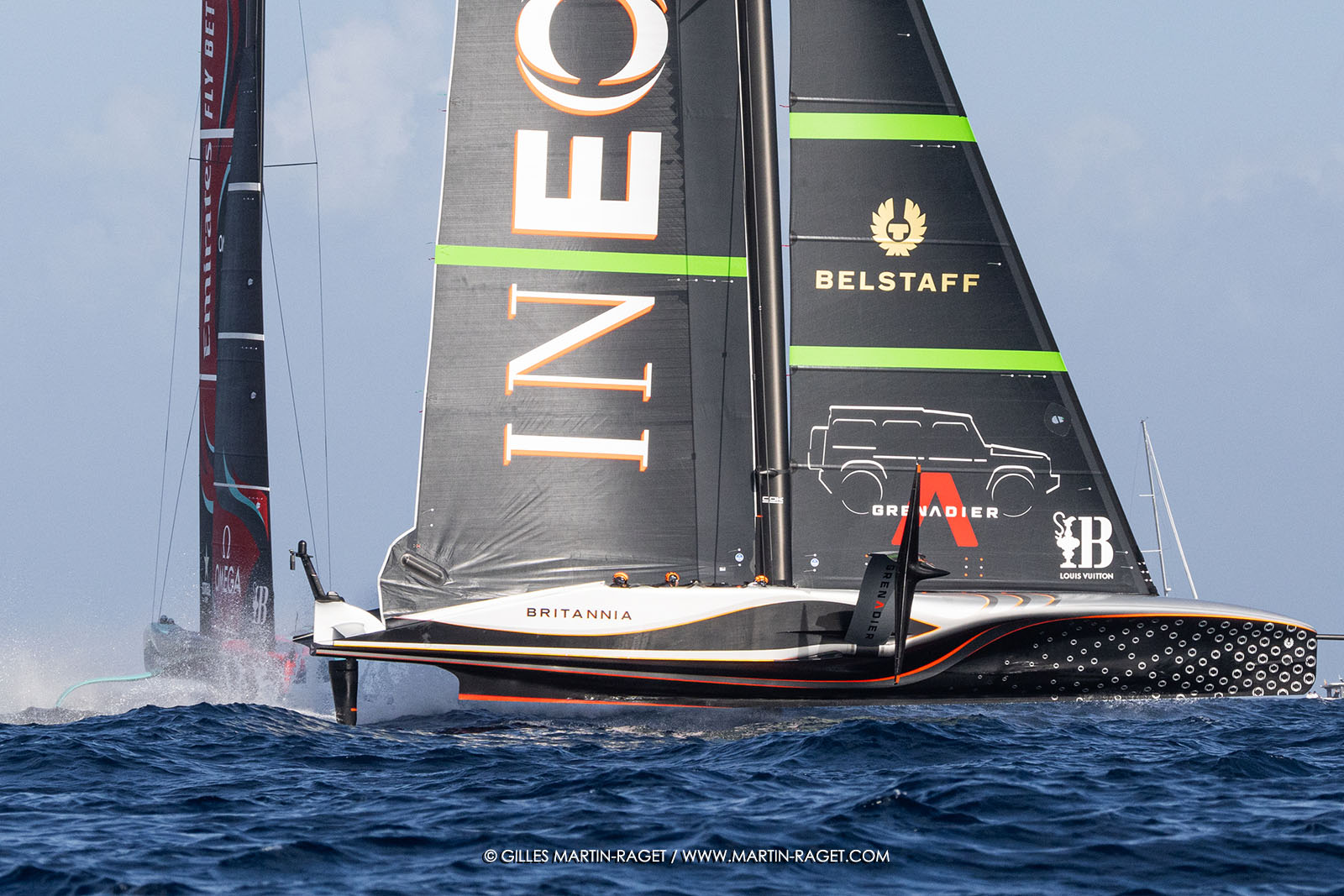 16 10 2024, Barcelona (ESP), Louis Vuitton 37th America's Cup, Final Match, Race Day 4, Race 6