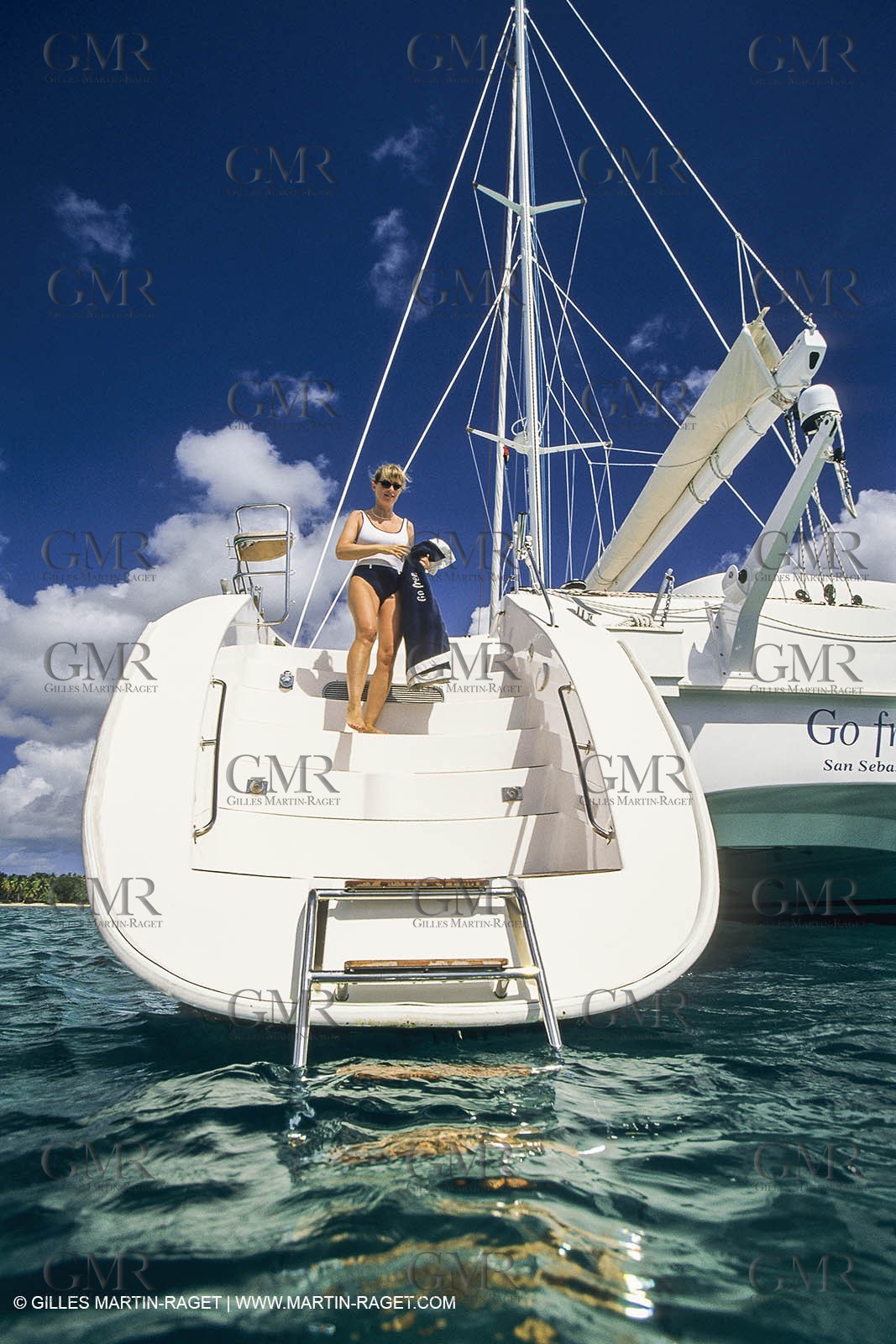 Sailing, cruising, people, women