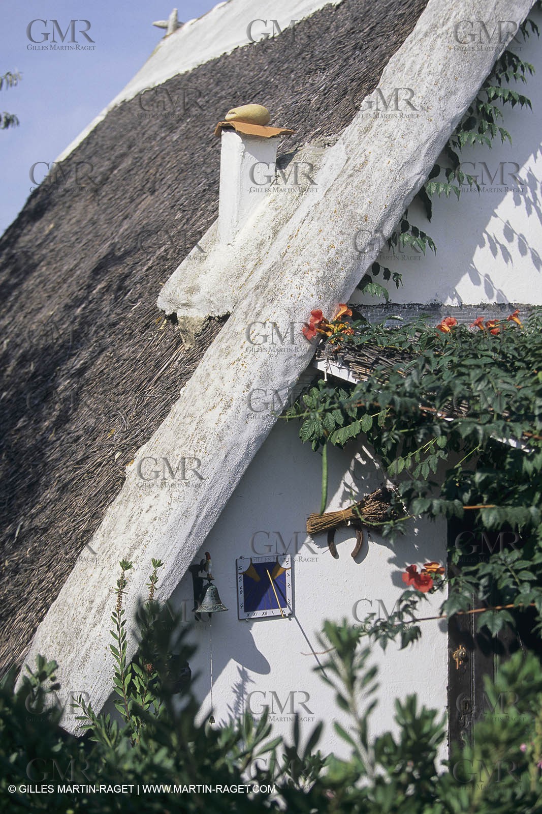 France, Provence, Camargue, Cabane de gardian, Gardian quant