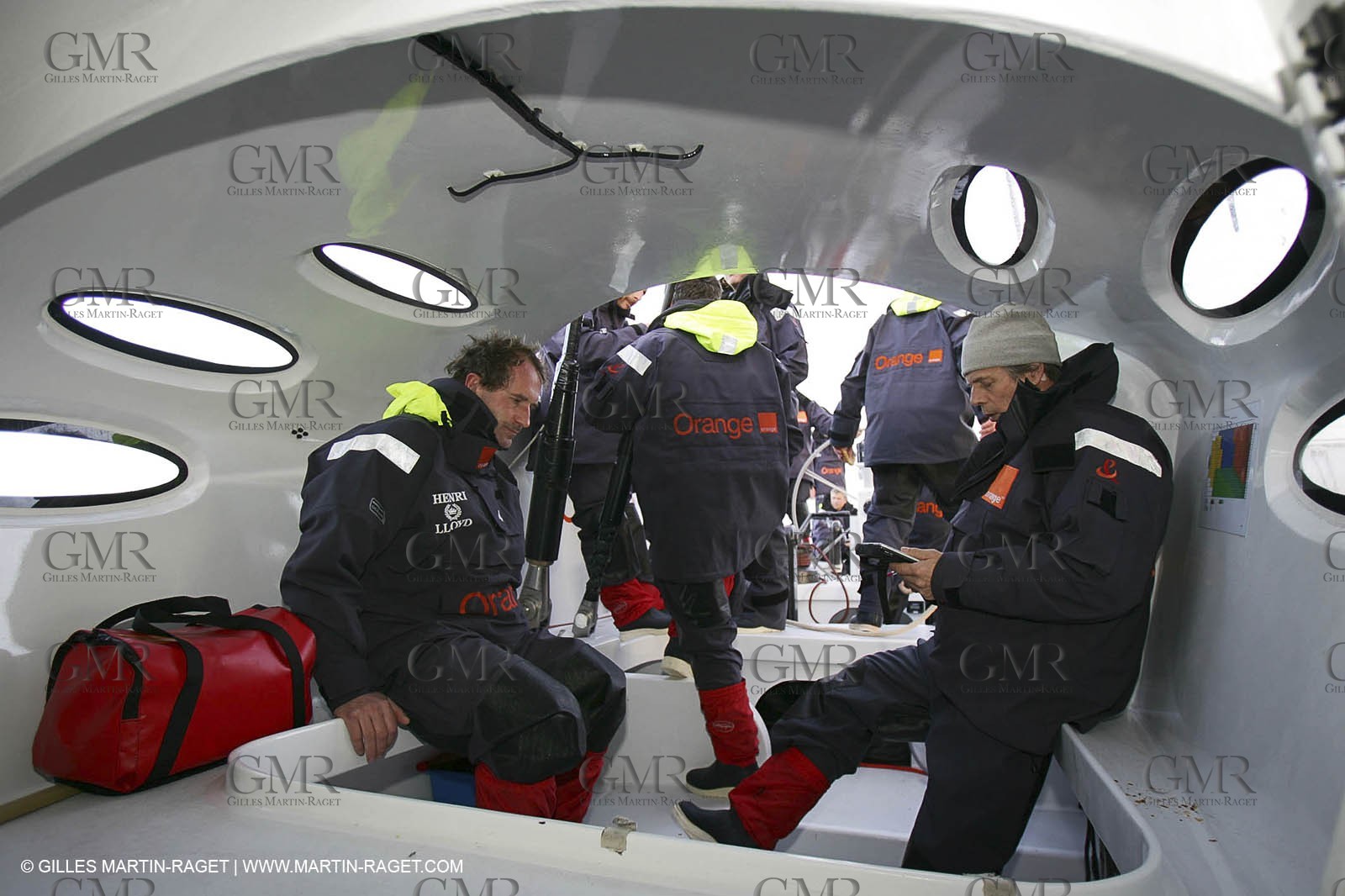 Orange II  - 2005 Jules Verne Trophy - Training in Bay of Biscay -Caraes-Nilson-