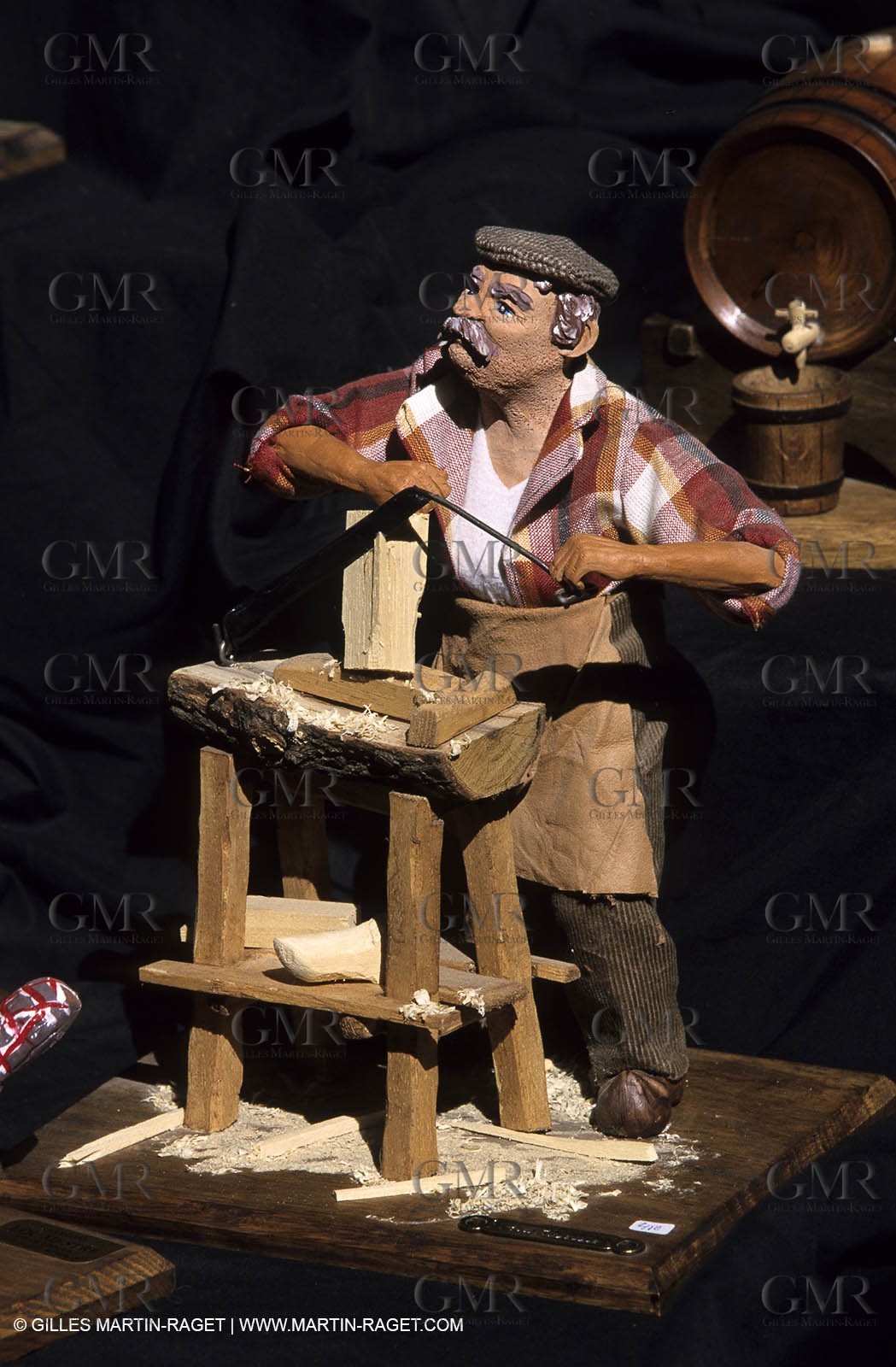 Baux de Provence, Cribs making