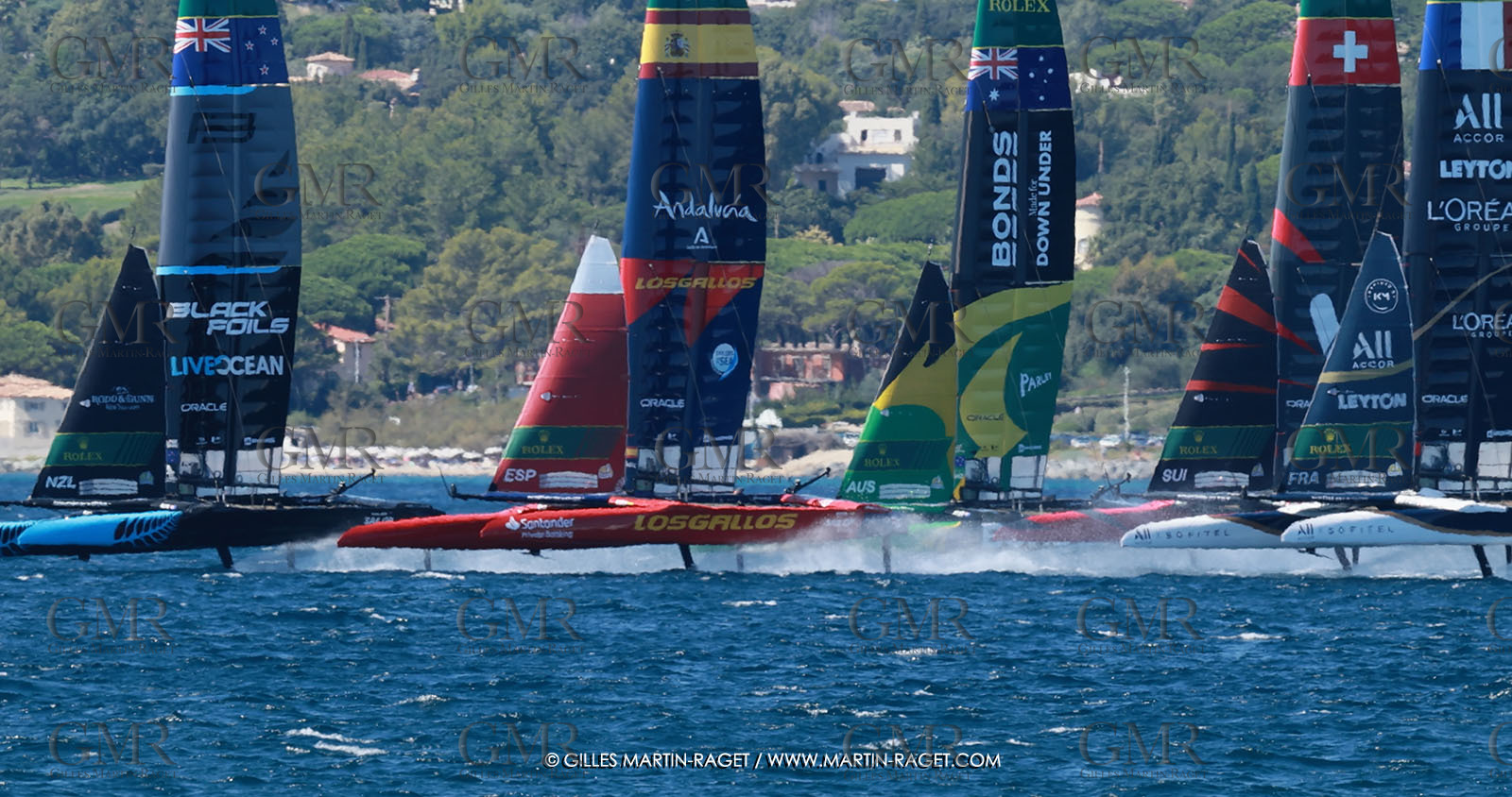 10 09 2025, Saint-Tropez,(FRA), Rockwool SailGP France Saint-Tropez, Race Day 1