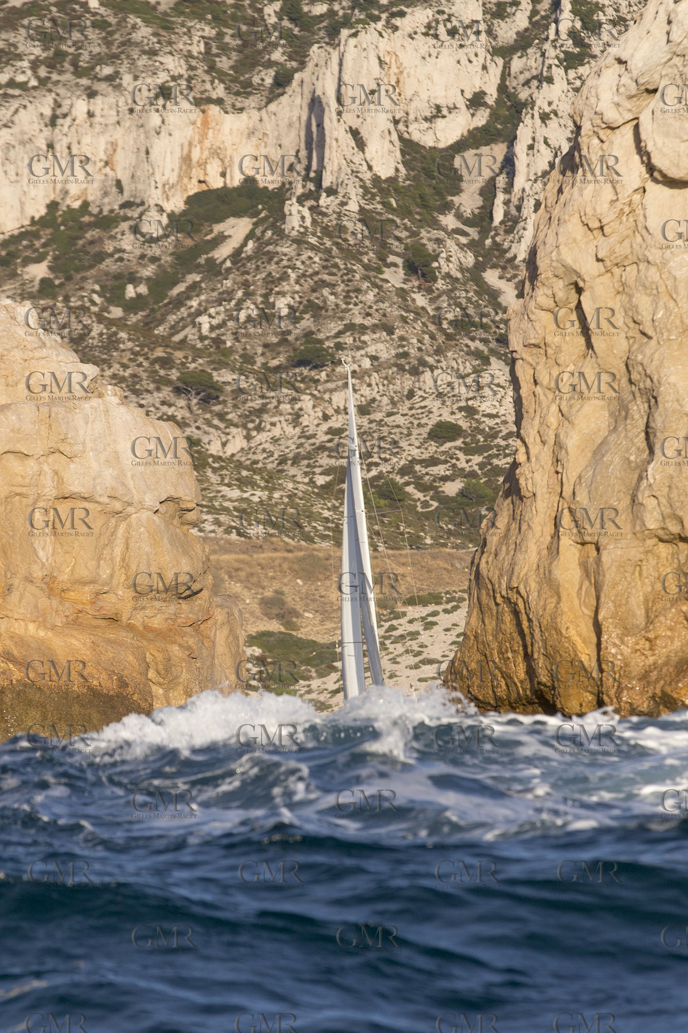 08 01 2016, Marseille (FRA, 13), Cruising in winter in the Calanques