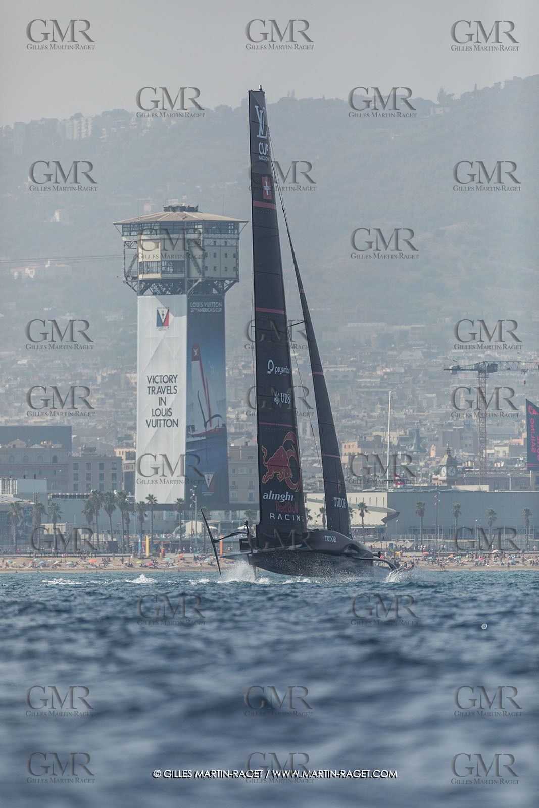 24 08 2024, Barcelona (ESP), Louis Vuitton 37th America's Cup, Louis Vuitton Prelilinary Regatta, Race Day 3