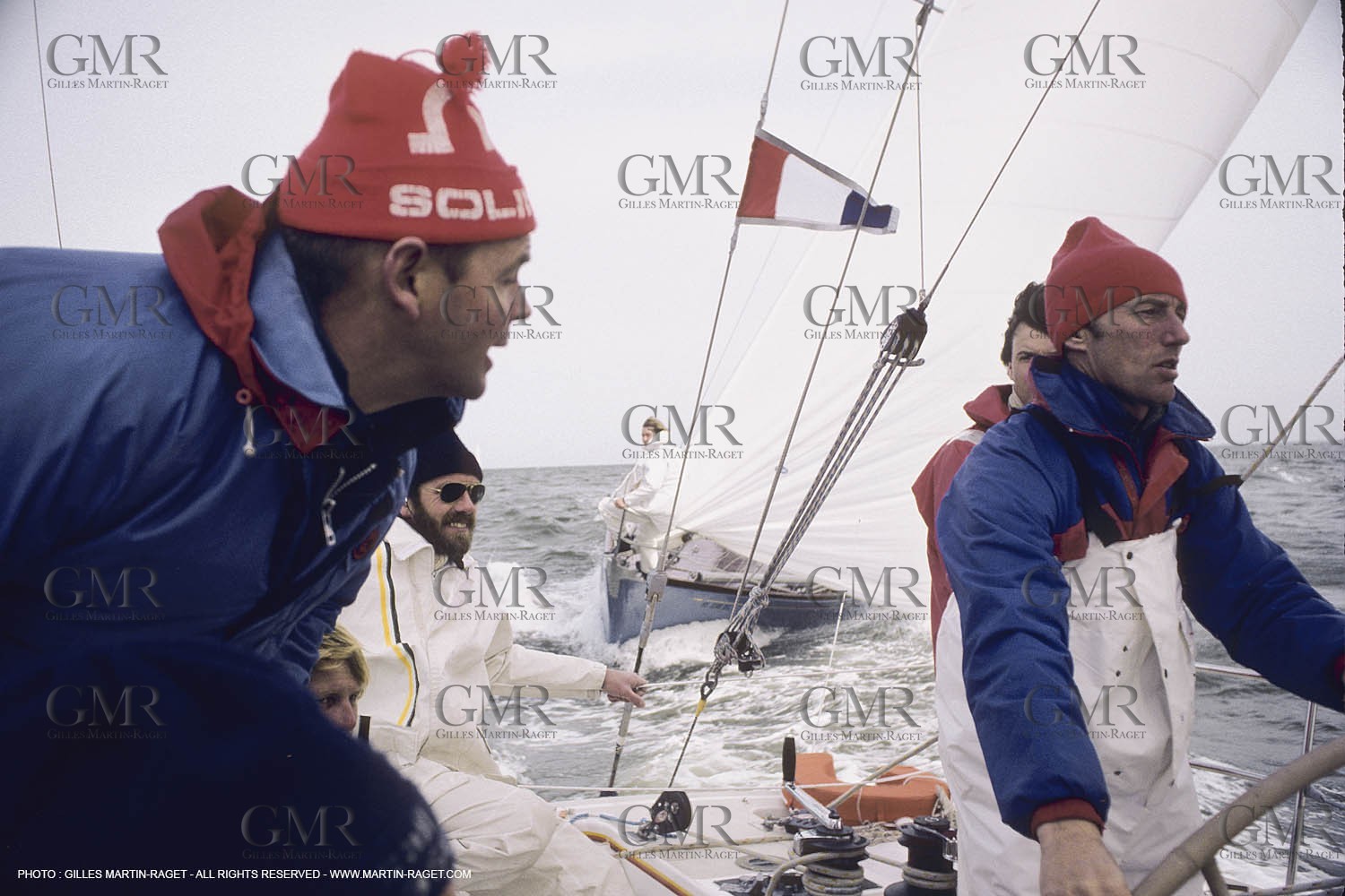 Sailing, yacht Racing, SORC 1981, Miami (FL), Onboard Lady B