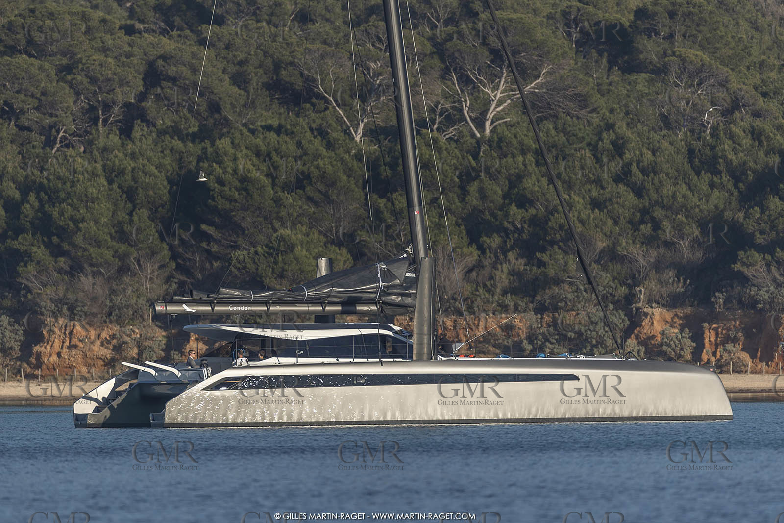 16 02 2019, Porquerolles (FRA,83), Gunboat 68 sail testing  3