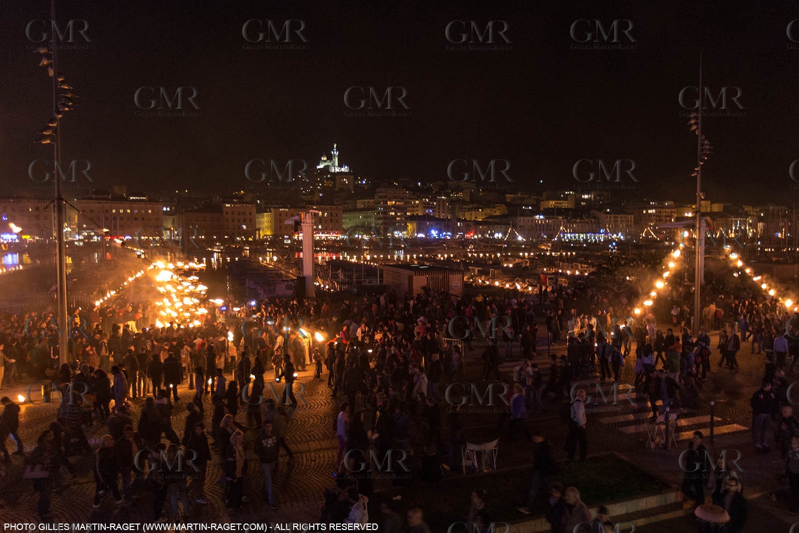 03 05 2013 - Marseille (FRA,13) - Marseille Provence 2013, Historical port Illumination by Company Carabosse