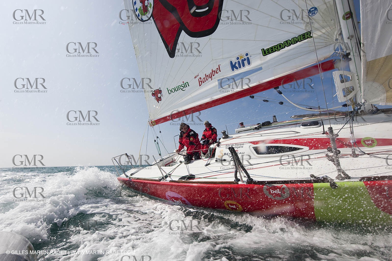 13 03 2010 - La Grande Motte   Port Camargue (FRA) - Groupe Bel - Entraînement Kito de Pavant   Sébastien Audigane en vue de la Transat AG2R 2010
