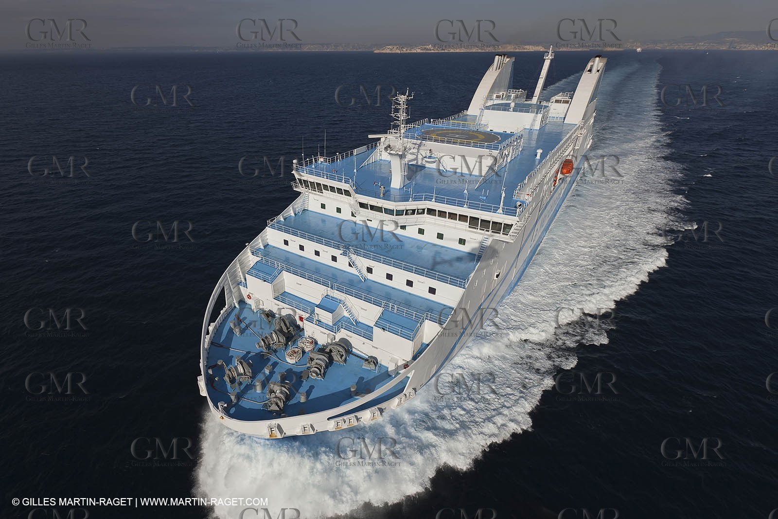 14 01 2012 - Marseille (FRA,13) - La Meridionale shipping company - the Piana off Marseille and the Calanques