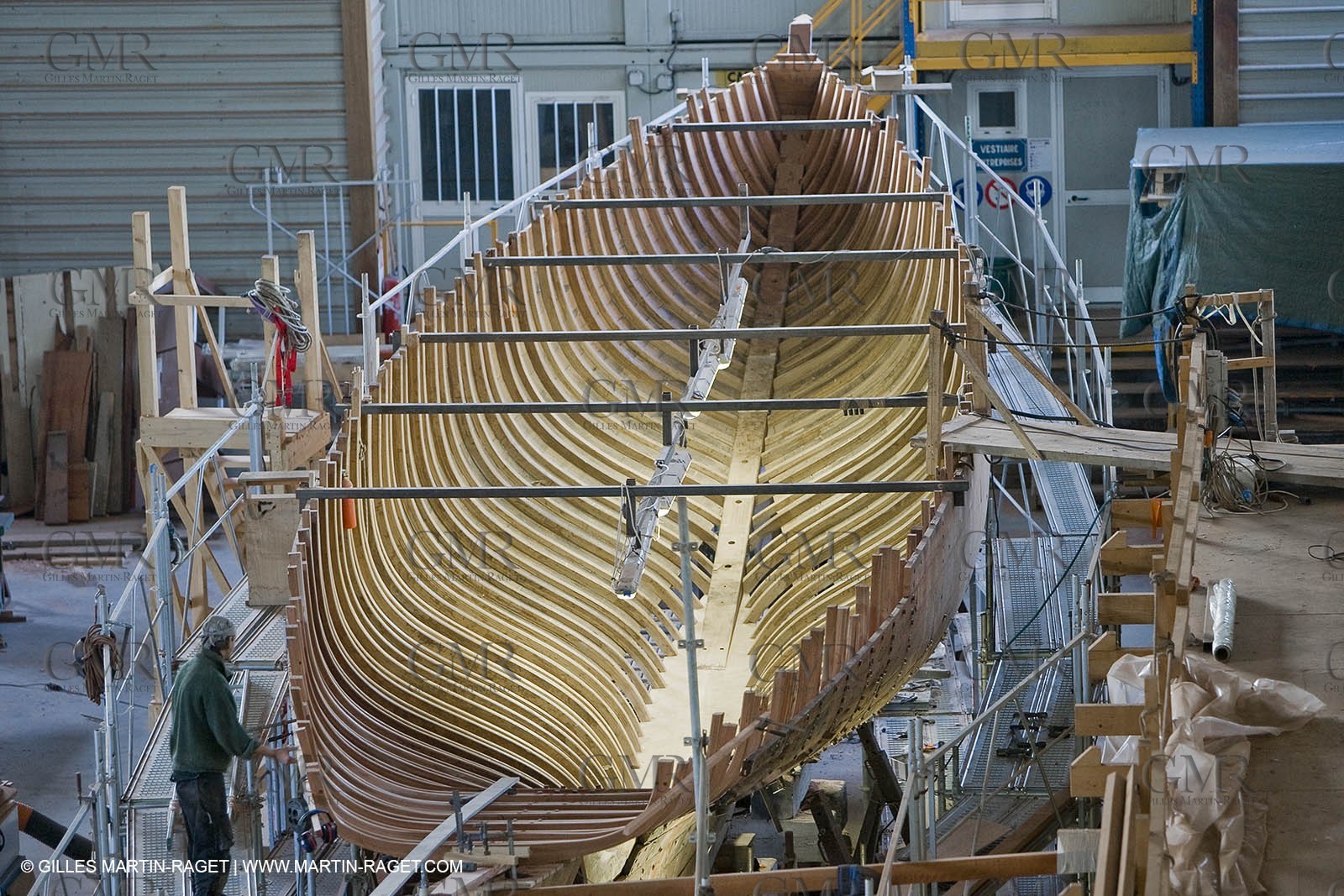 27 11 2007 - La Ciotat (FRA, 13) - Mariska refit at Charpentiers Réunis boatyard