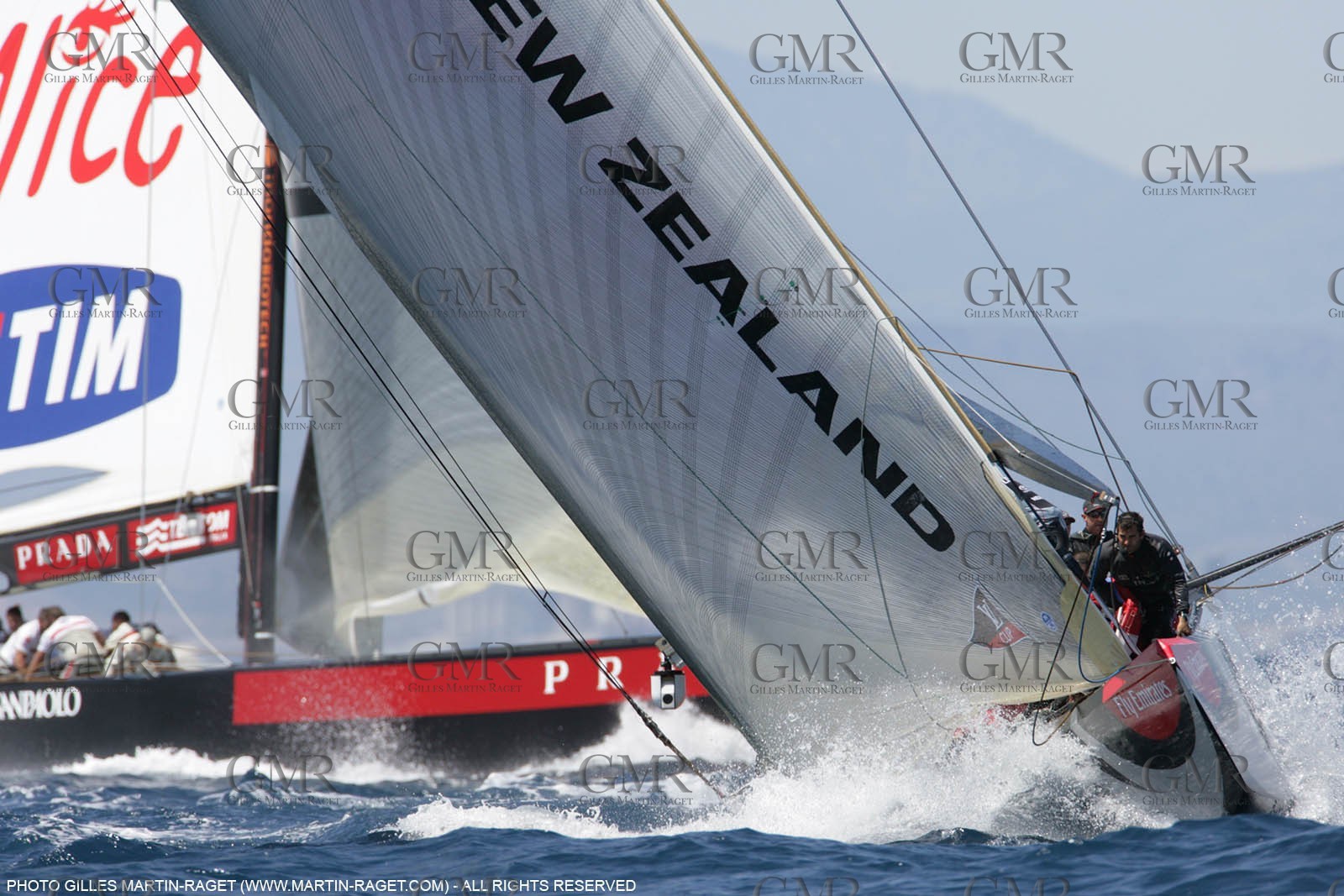 02 06 2007-Valencia (Spain)- 32nd America's Cup - Louis Vuitton Cup Final - Day 2