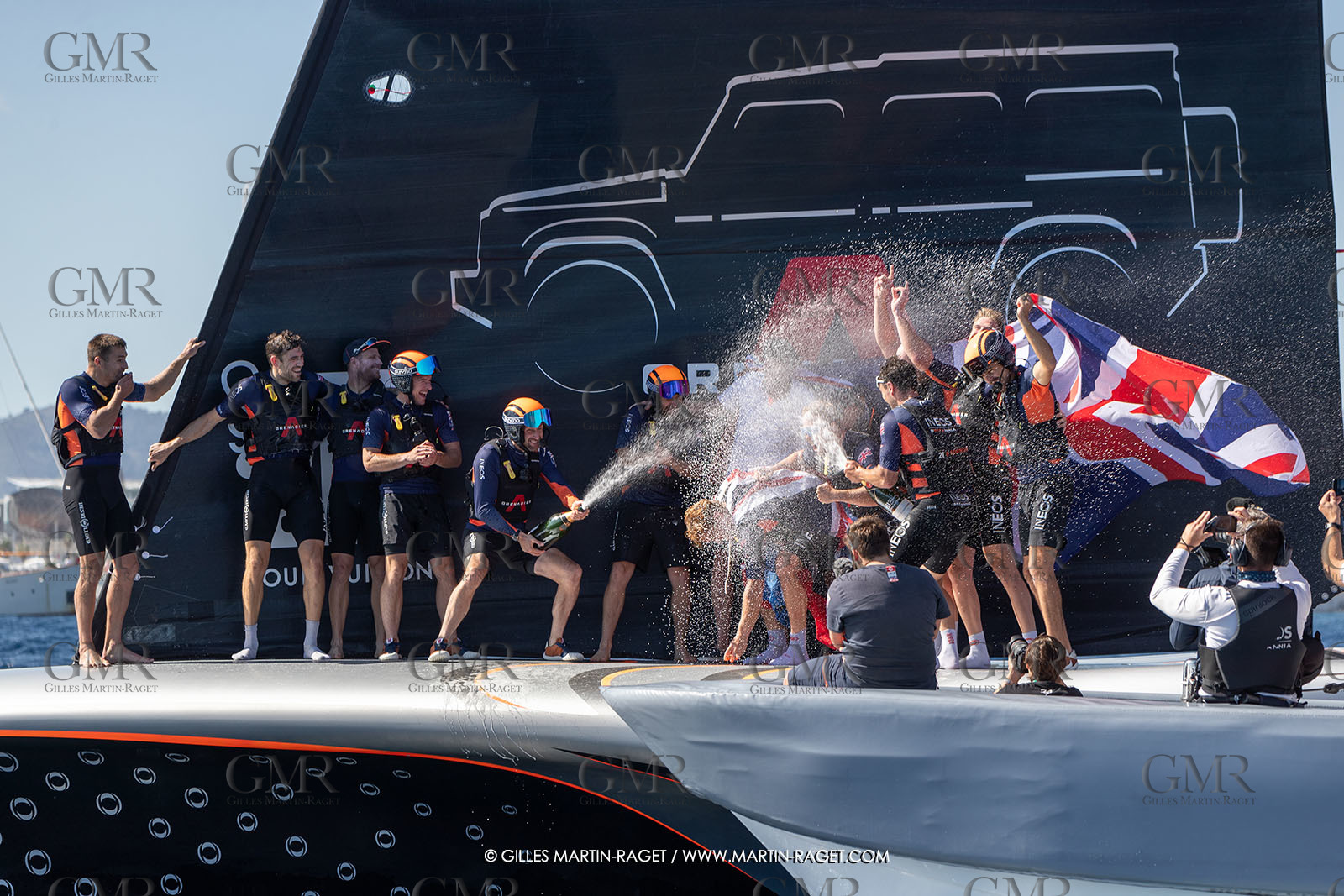 04 10 2024, Barcelona (ESP), 37th America's Cup, Louis Vuitton Cup Final, Race Day 7