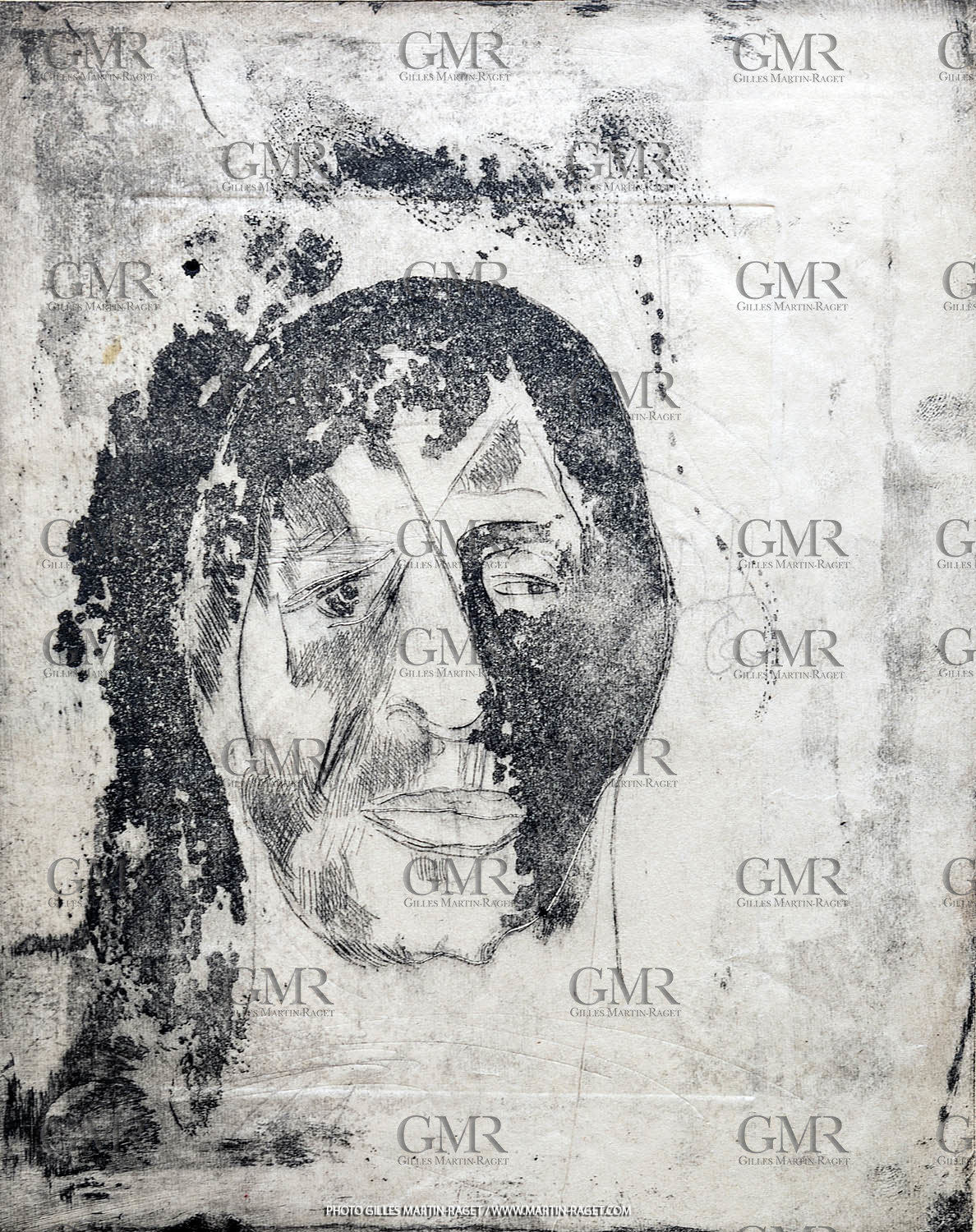 12 07 2020, St Rémy de Provence (FRA, 13) Oeuvre Germaine Richier, gravure