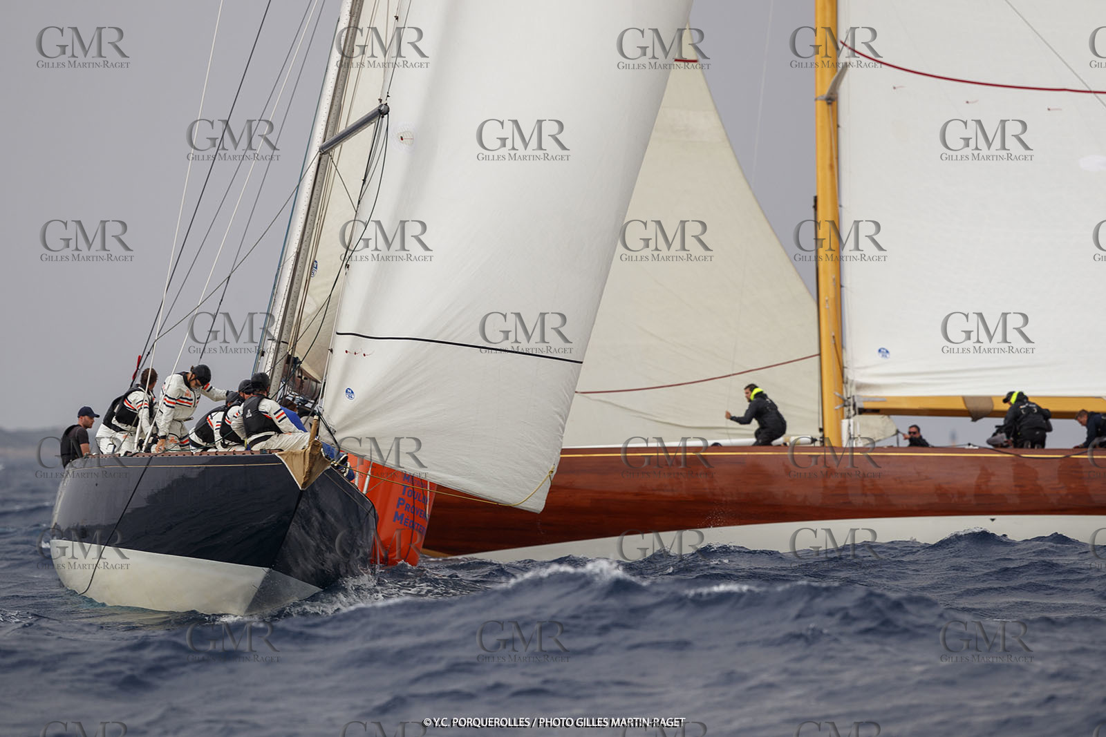 19 06 2024, Porquerolles Island (FRA), Championnat du monde des 12 m JI 2024, Race Day 1