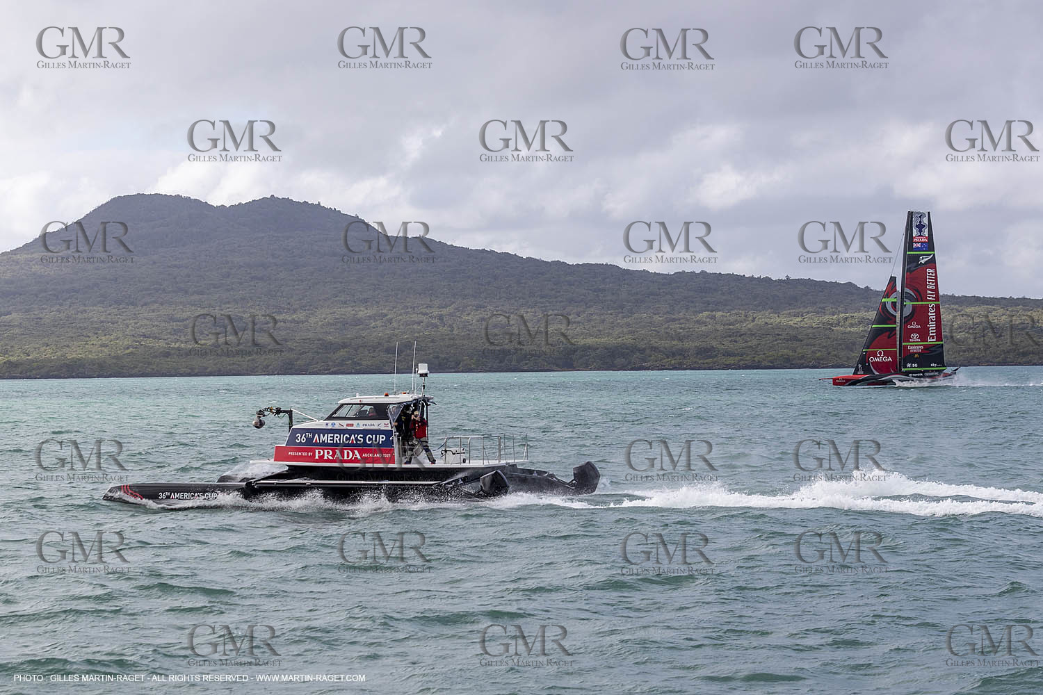 10 12 2020 - Auckland (NZL) - 36th America's Cup - Practice Sessions - Day 2 - TV Cat