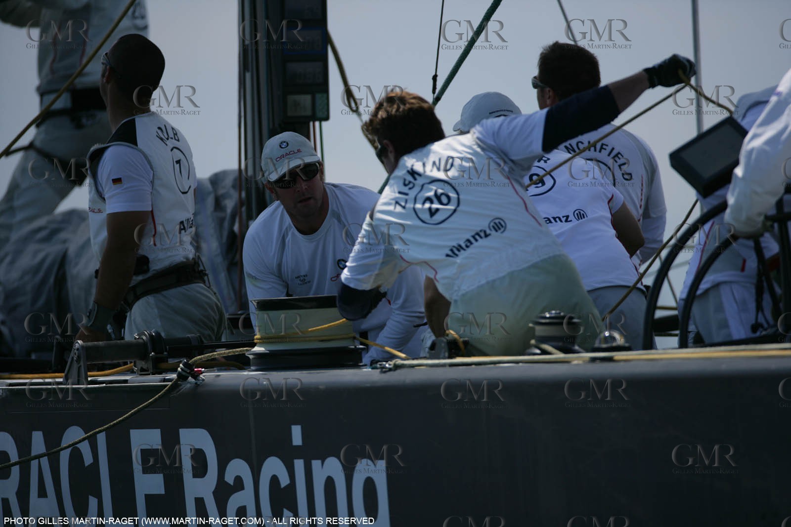 29 04 2007-Valencia (Spain)- 32nd America's Cup - Louis Vuitton Cup - RR2 - Day1 - BMW ORACLE Racing