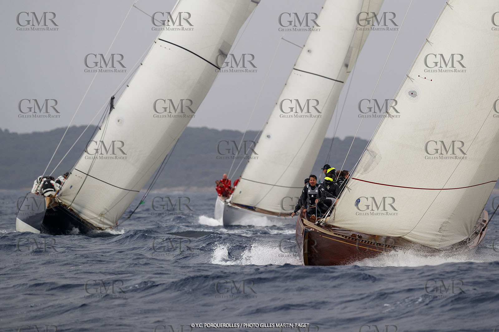 19 06 2024, Porquerolles Island (FRA), Championnat du monde des 12 m JI 2024, Race Day 1