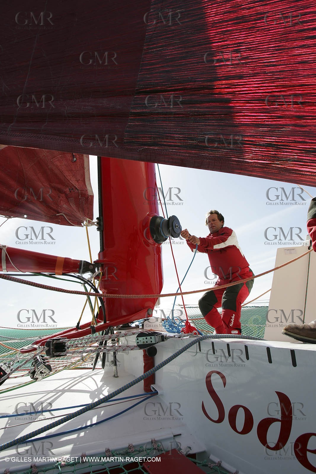 Orma 2005 - Sodebo - April training - Thomas Coville