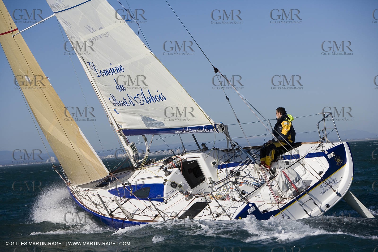 15 02 2007 - La Grande Motte (FRA) - Onedesign Figaro II - Thierry Duprey du Vorsent (Domaine de Monts d'Arbois)