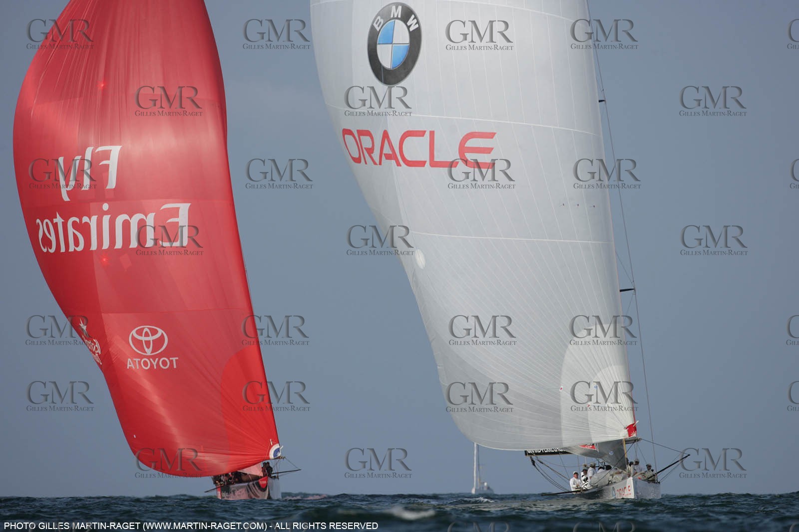 28 04 2007-Valencia (Spain)- 32nd America's Cup - Louis Vuitton Cup - RR1 - Day13 - BMW ORACLE Racing