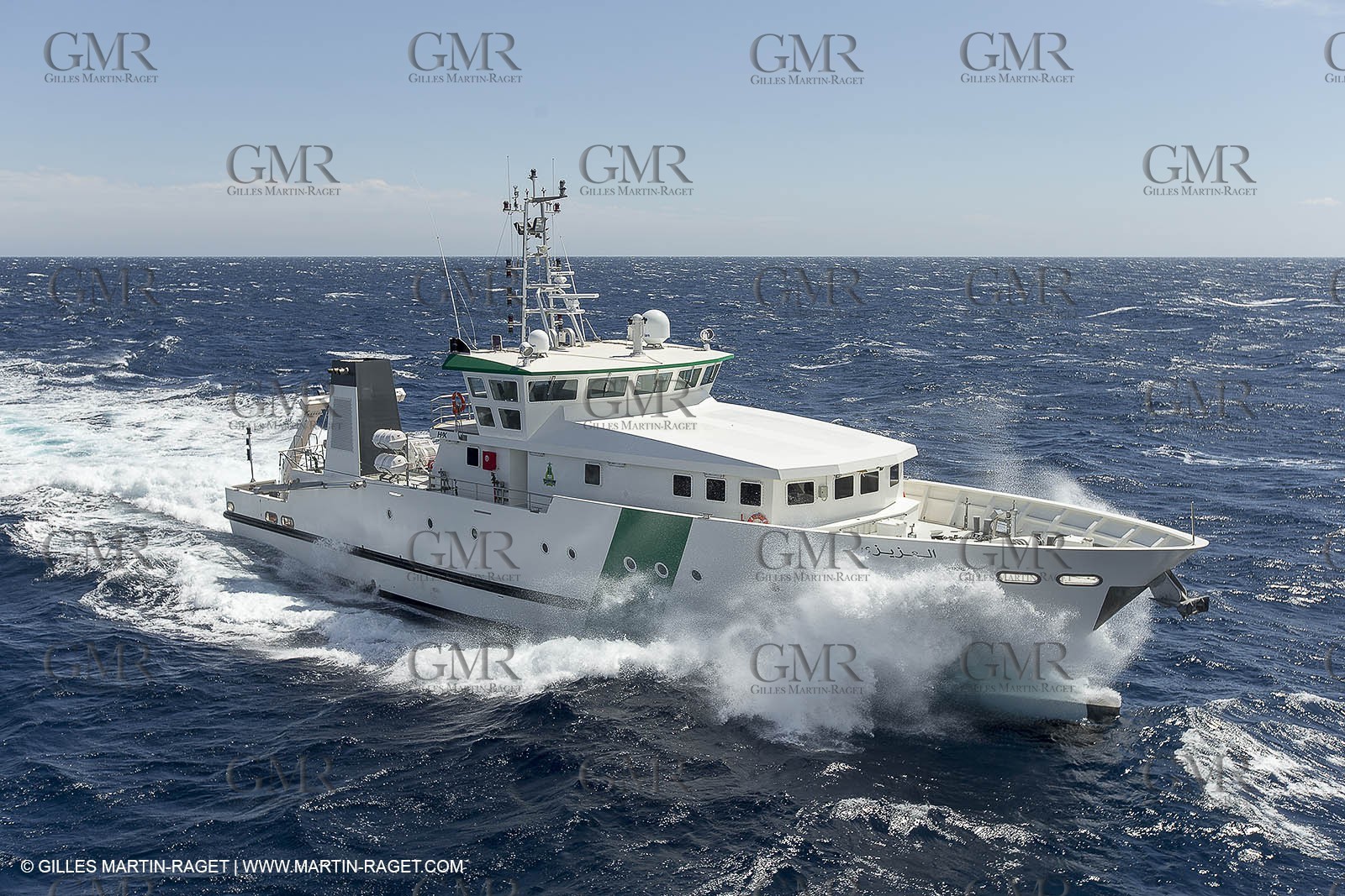 Al Azizi -  H2X boatyard - Oceanographjic research ship - Sea trials off La Ciotat (FRA,13) - 29 07 2014