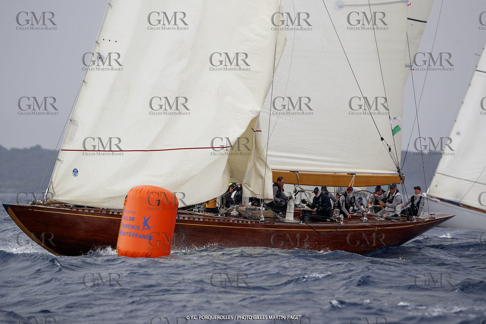 19 06 2024, Porquerolles Island (FRA), Championnat du monde des 12 m JI 2024, Race Day 1