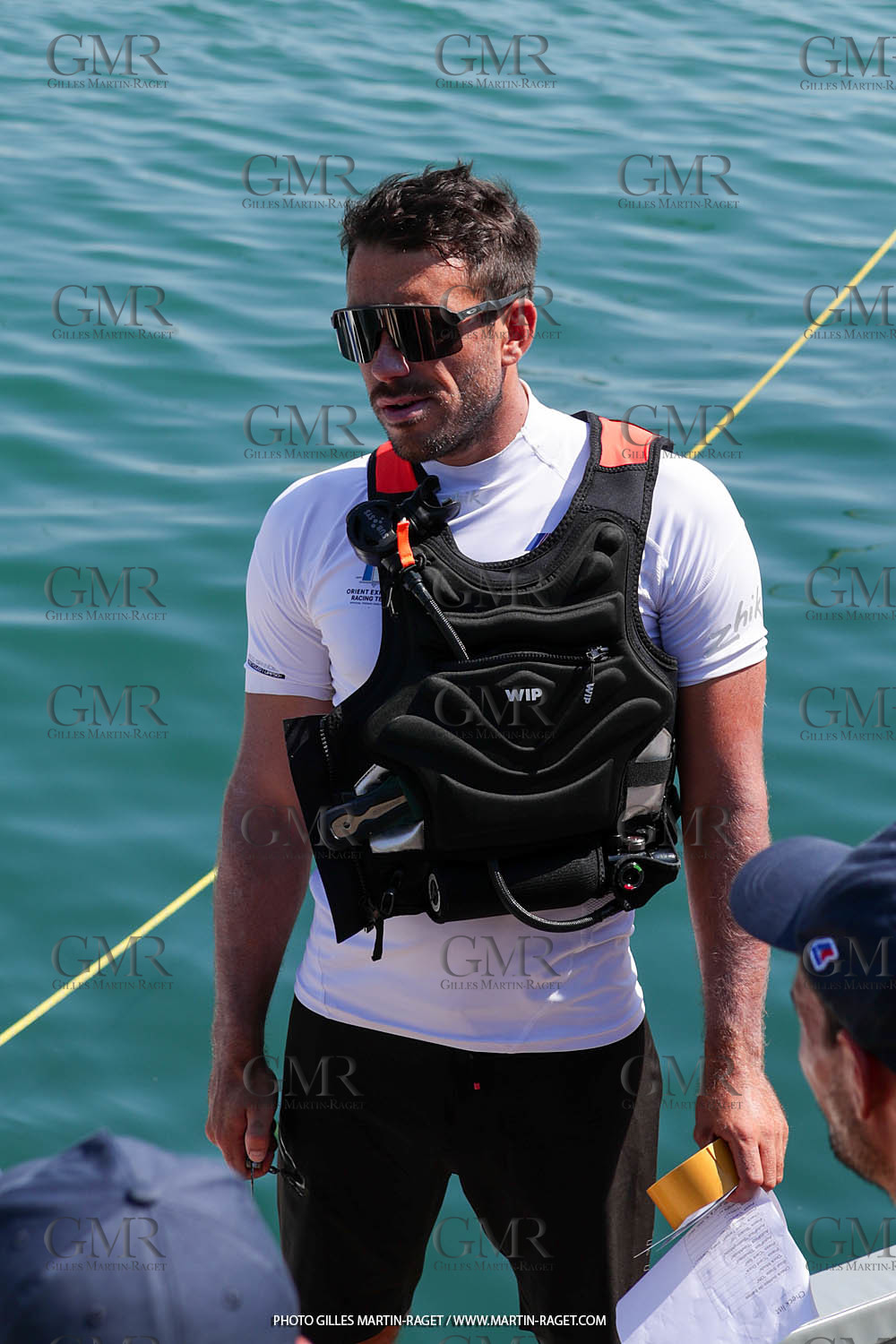 22 08 2023, Barcelona (ESP), 37th America's Cup, Orient Express Racing Team, AC 40 first training