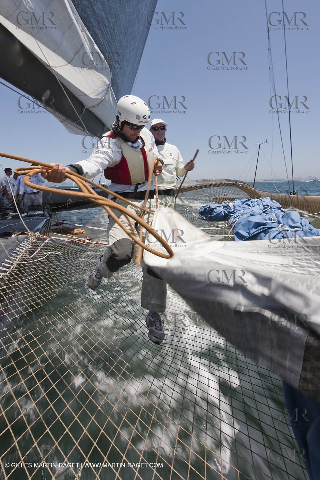 14 07 2009 - San Diego (USA,CA) -33rd America's Cup - BMW ORACLE Racing - First sea trials of the newly modified BOR 90 trimaran