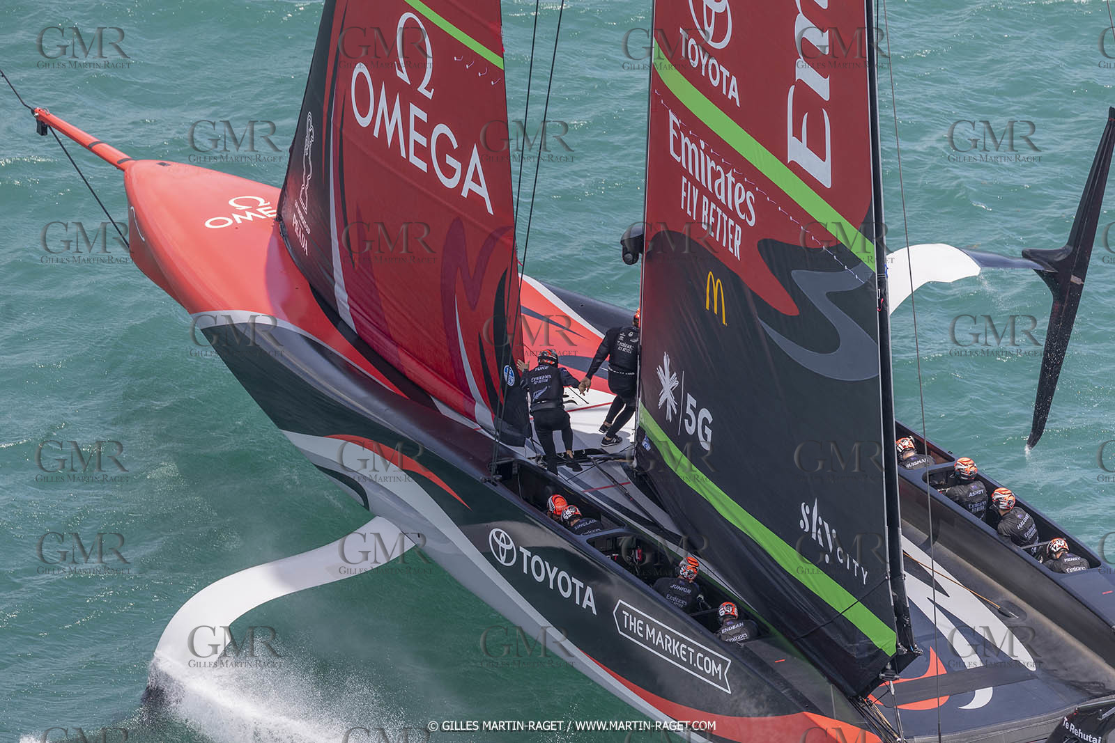 11 12 2020 - Auckland (NZL) - 36th America's Cup - Practice Sessions - Day 3 - Emirates Team New Zealand