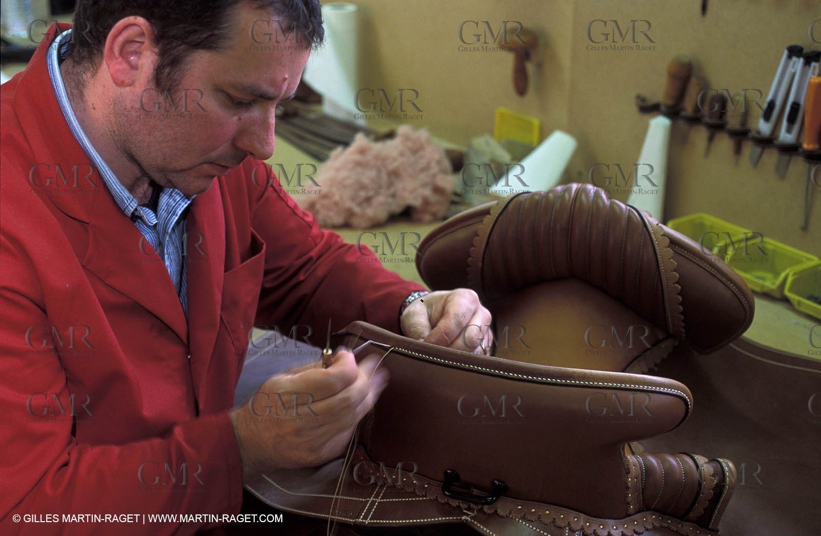 Camargue saddle making