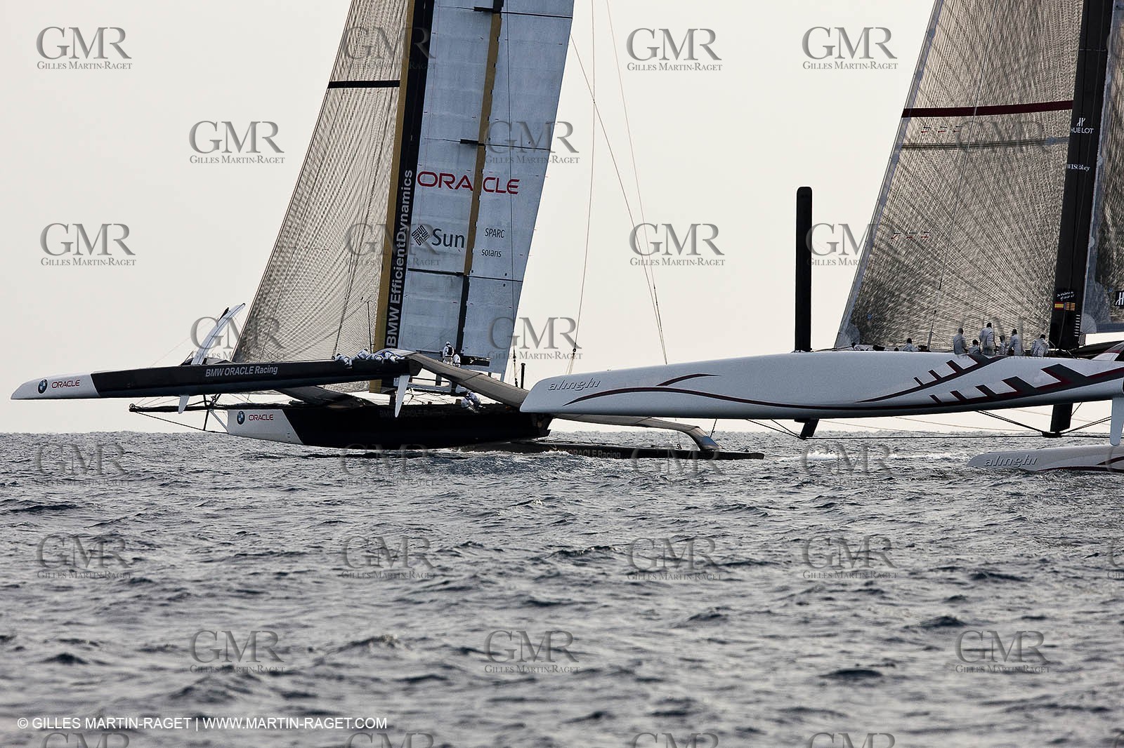 14 02 2010 - Valencia (ESP) - 33rd America's Cup - BMW ORACLE Racing - Race 2