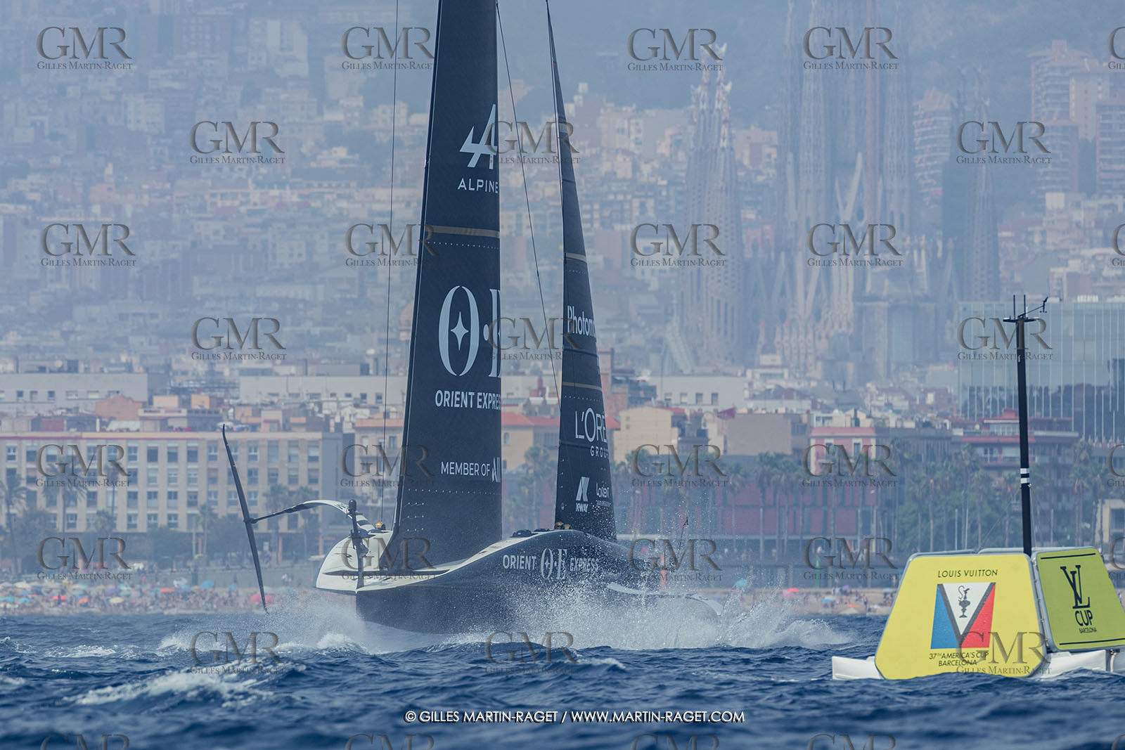 22 08 2024, Barcelona (ESP), Louis Vuitton 37th America's Cup, Louis Vuitton Preliminary Regatta, Race Day 1