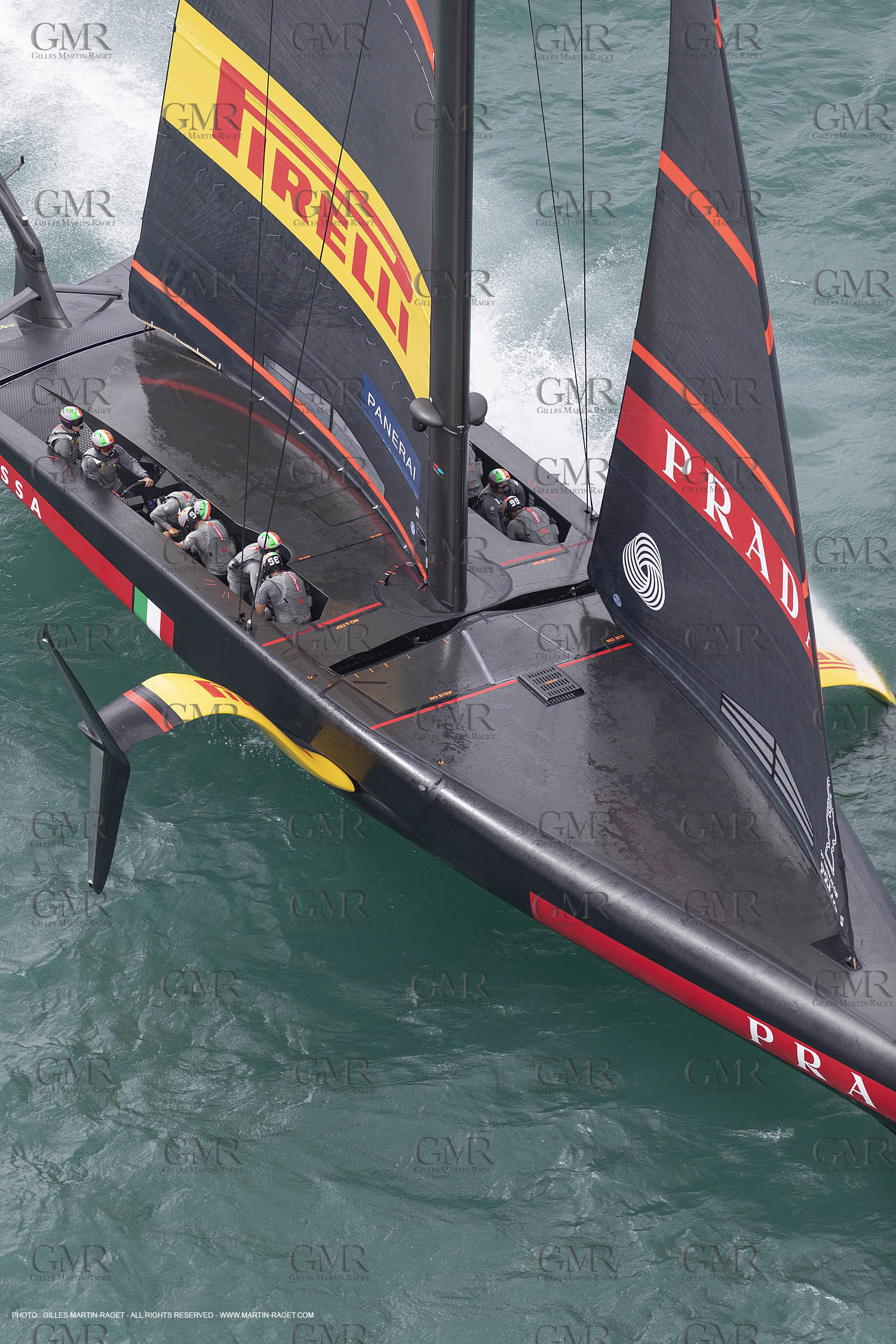 10 12 2020 - Auckland (NZL) - 36th America's Cup - Practice Sessions - Day 2 -Luna Rossa Prada Pirelli Team