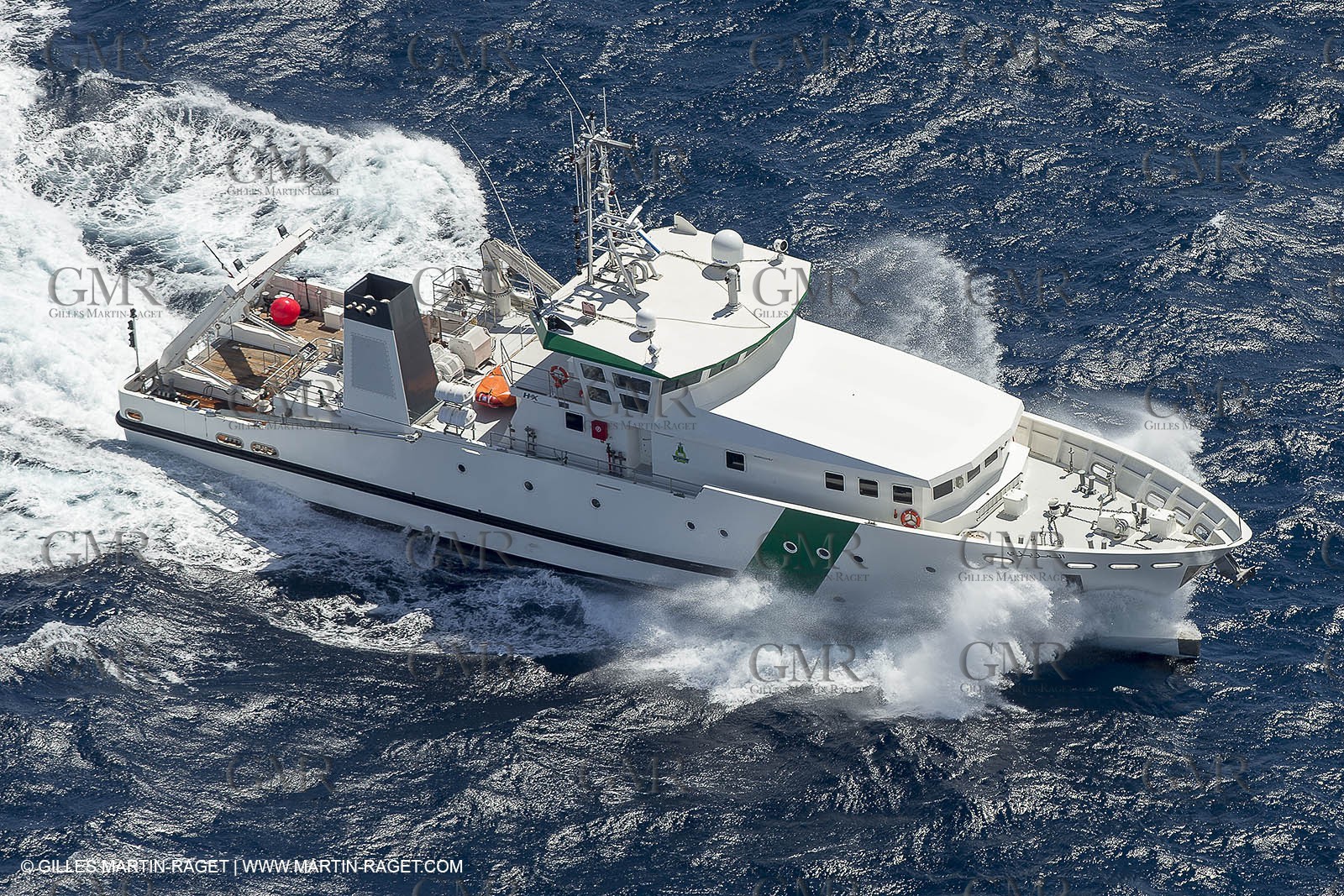 Al Azizi -  H2X boatyard - Oceanographjic research ship - Sea trials off La Ciotat (FRA,13) - 29 07 2014