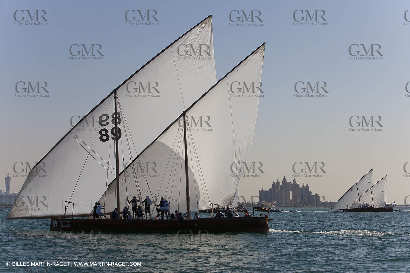 20 11 2010 - Dubai (UAE) - Dubai Louis Vuitton Trophy - Courses de boutres traditionnels pour les équipes engagées