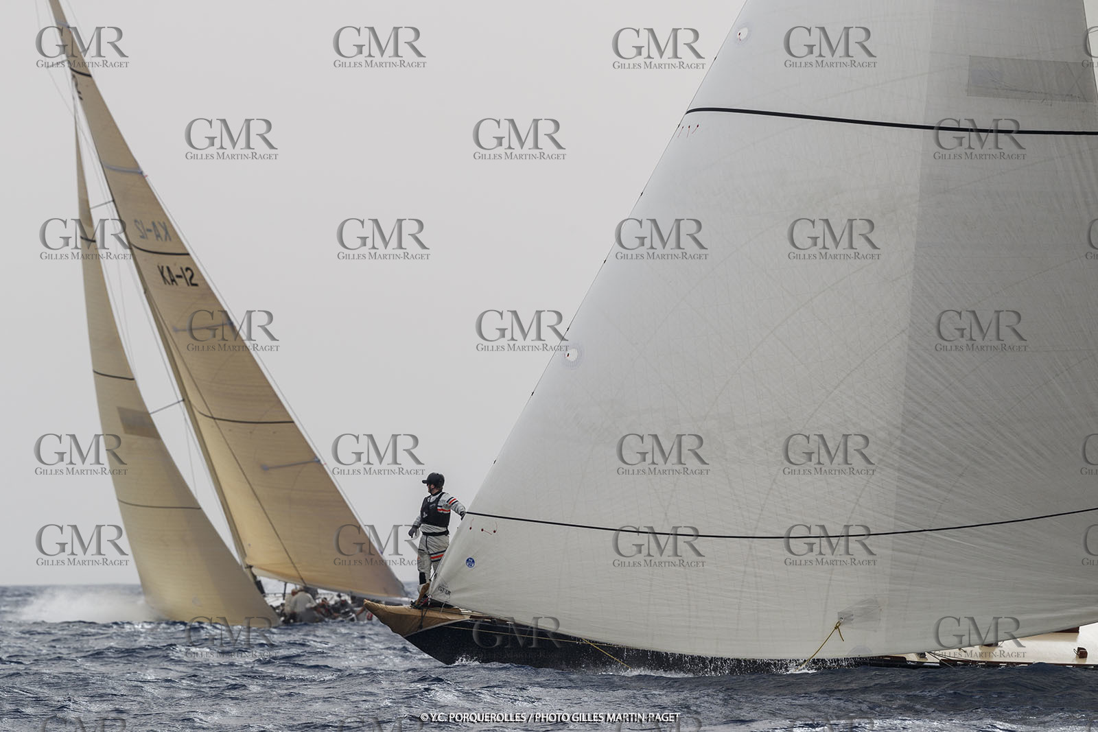 19 06 2024, Porquerolles Island (FRA), Championnat du monde des 12 m JI 2024, Race Day 1