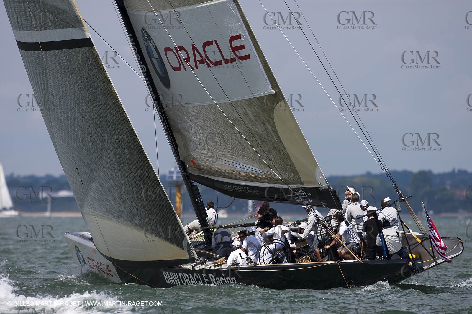 02 08 2010 - Cowes (UK, IOW) -  The 1851 Cup -  BMW ORACLE Racing - Training Day