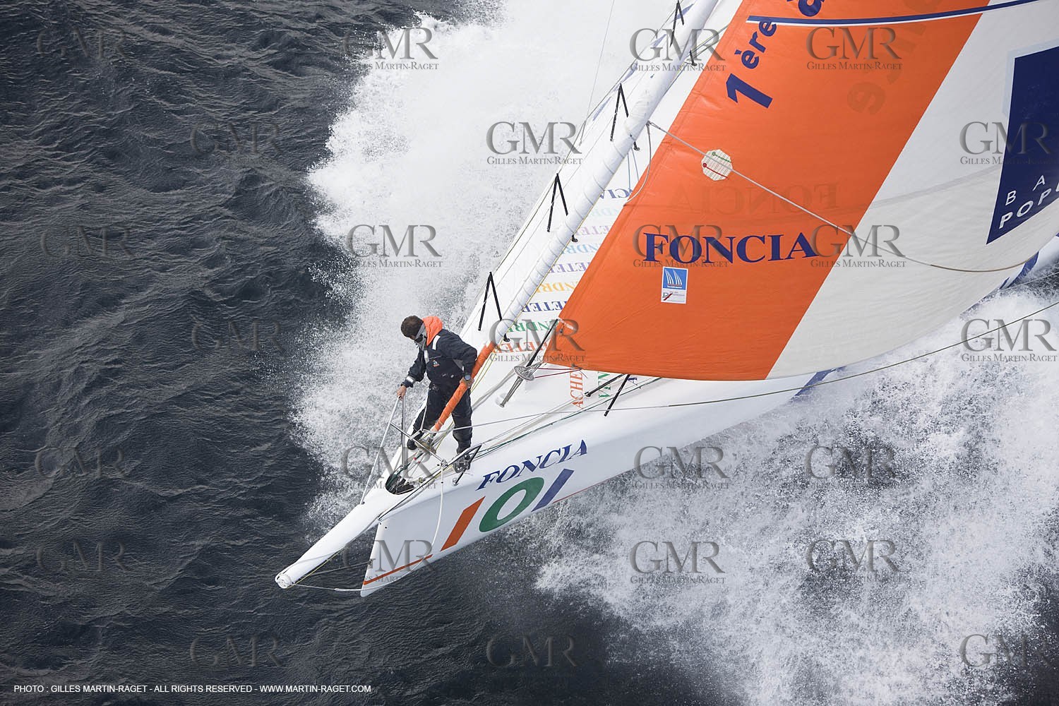 02 10 2008 - Lorient (FRA,56) - Vendée Globe 2008 - Foncia - Michel Desjoyeaux