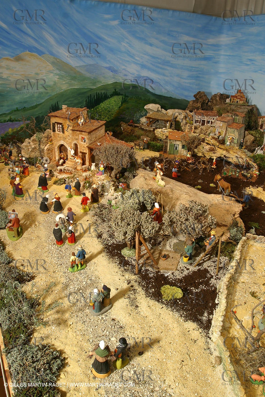 Great crib from les Saintes Maries de la mer (FRA, 13) for Christmas, December 2010