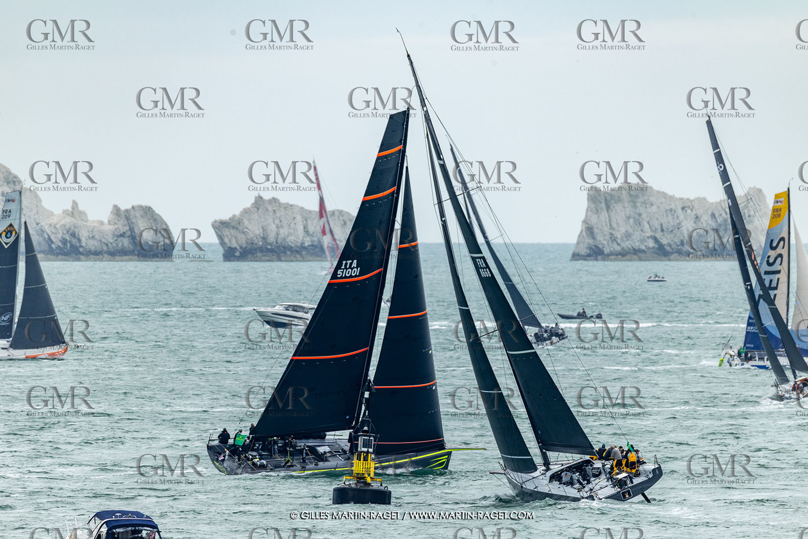 26 07 2025, Cowes (UK, IOW), Admiral's Cup 2025, Rolex Fastnet Race start,