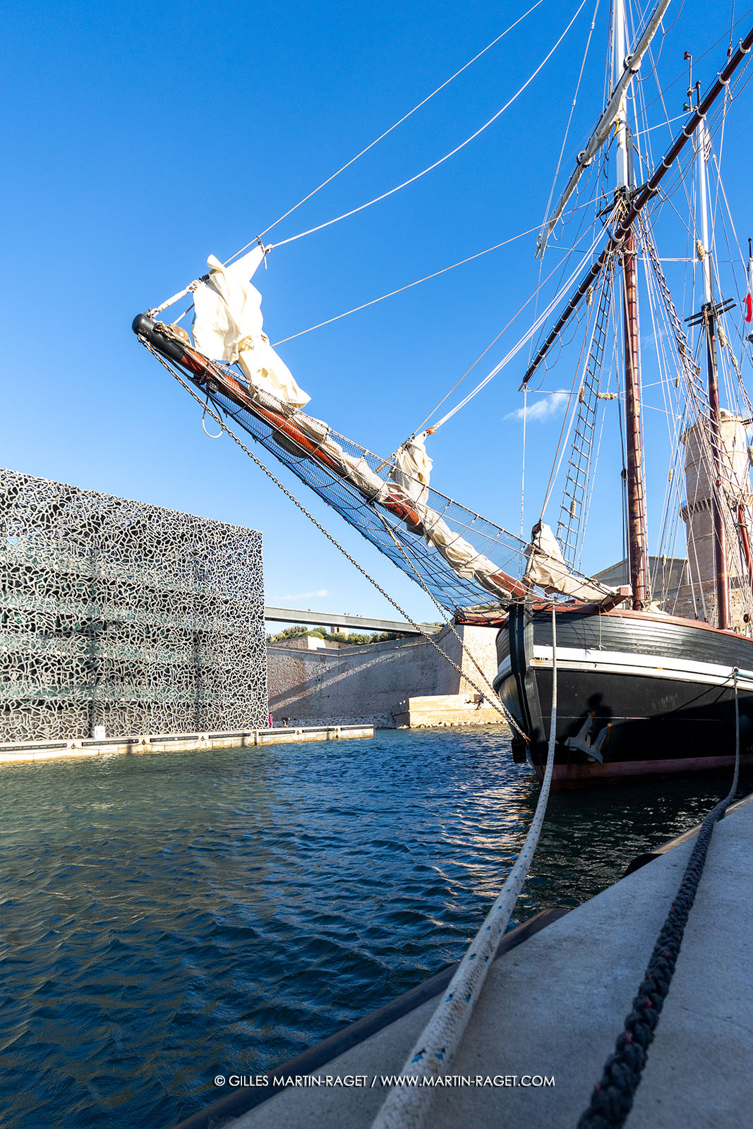 23 10 2025, Marseille (FRA), MED25 - Armada pour la Paix - Le Bel Espoir ammaré au Mucem