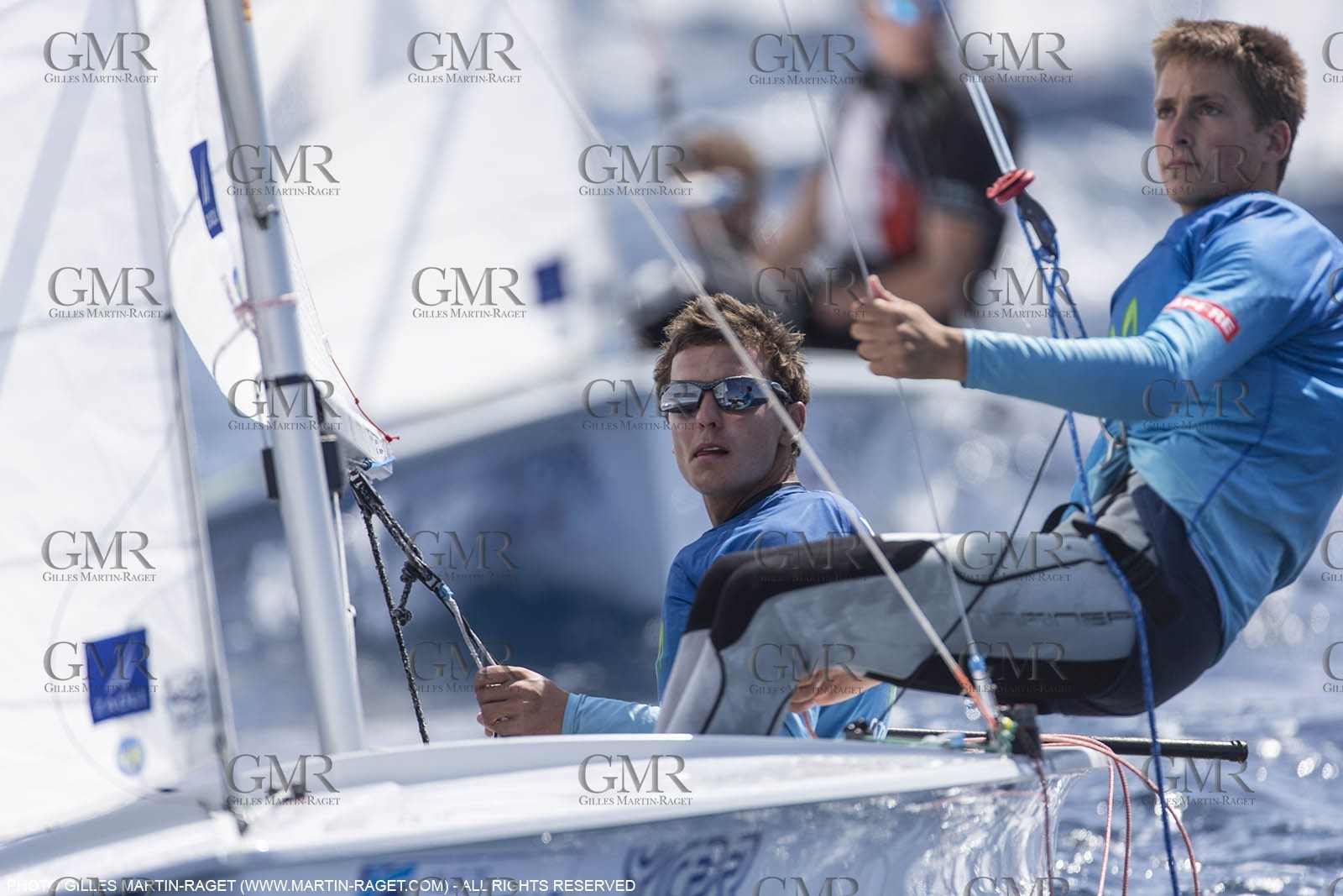 10 04 2015, Marseille (FRA), Yachting Club de la Pointe Rouge - Coupe Internationale de Printemps des 470, Day 3