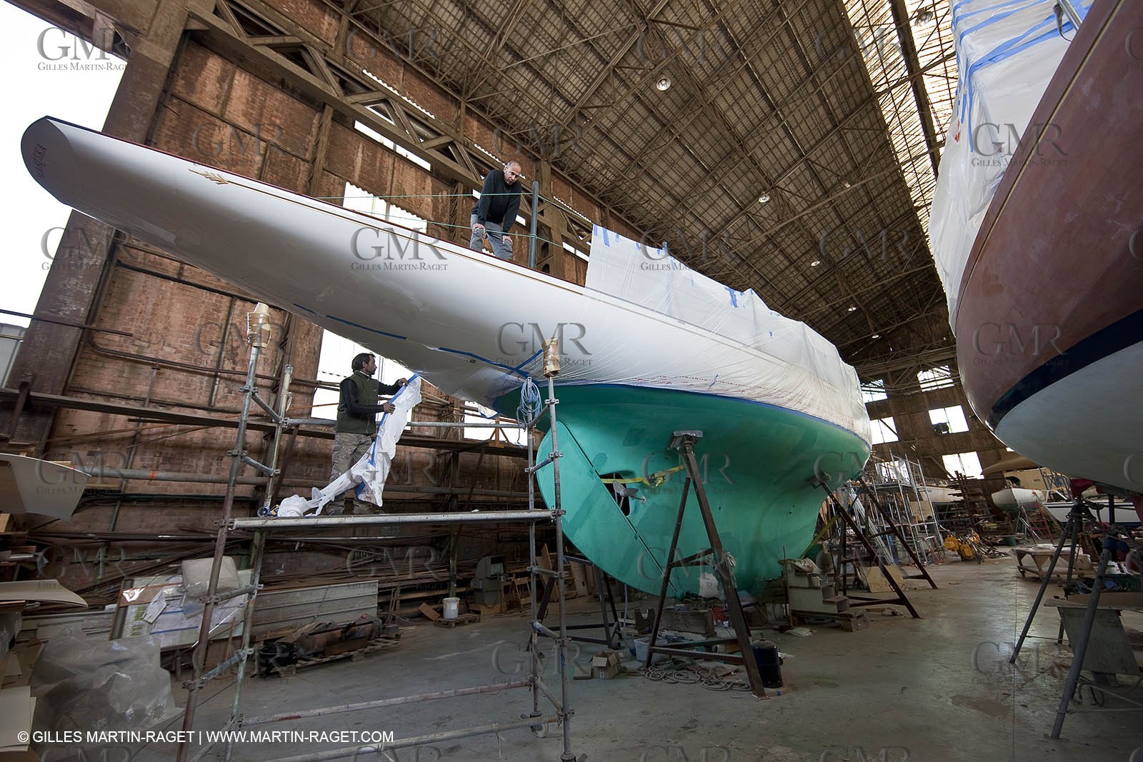 13 03 2010 - La Ciotat (FRA,13) - Mariska - finitions au Charpentiers Réunis