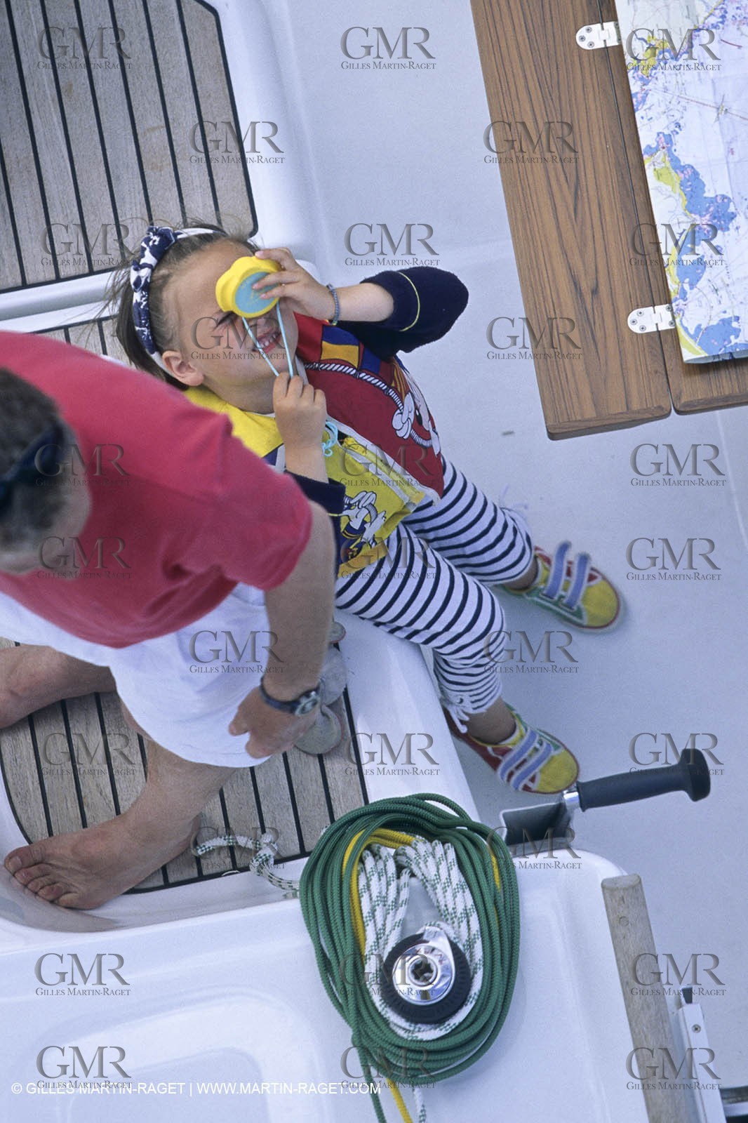 Voile, croisière, enfants à bord