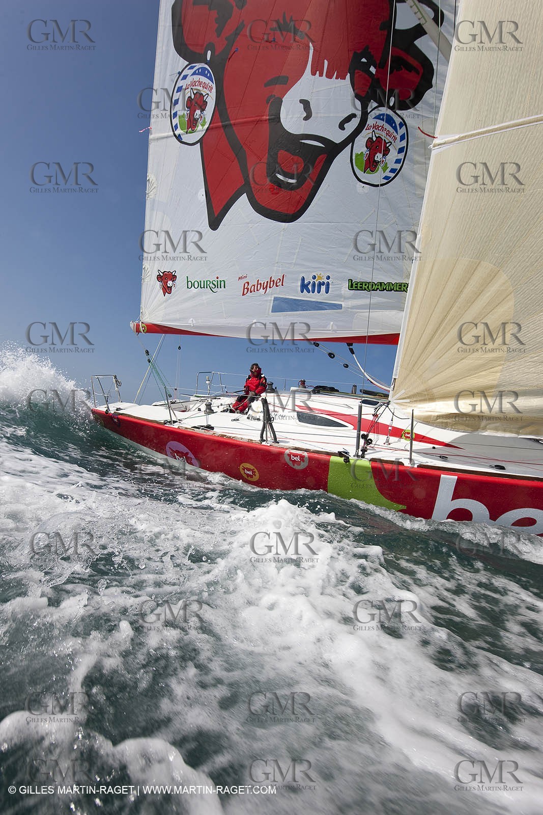 13 03 2010 -  La Grande Motte   Port Camargue (FRA) - Groupe Bel - Kito de Pavant   Sebastien Audigane training for Transat AG2R