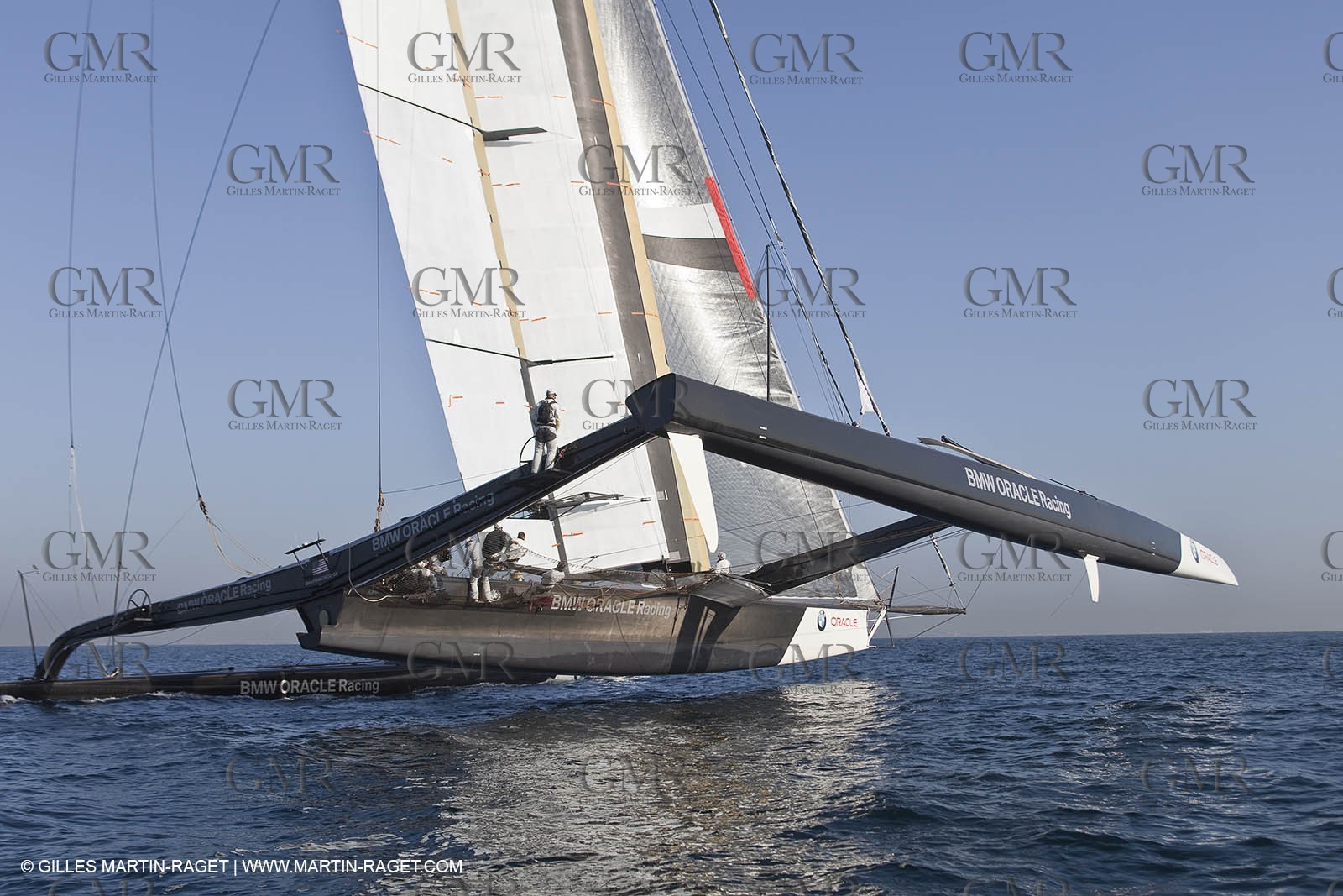 18 11 2009 - San Diego (USA, CA) - 33rd America's Cup - BMW ORACLE Racing - Wing trials, Day 5